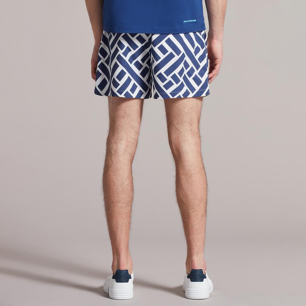 Skechers M Swimwear printed 5 inch Swimshort Erkek  Deniz Şortu