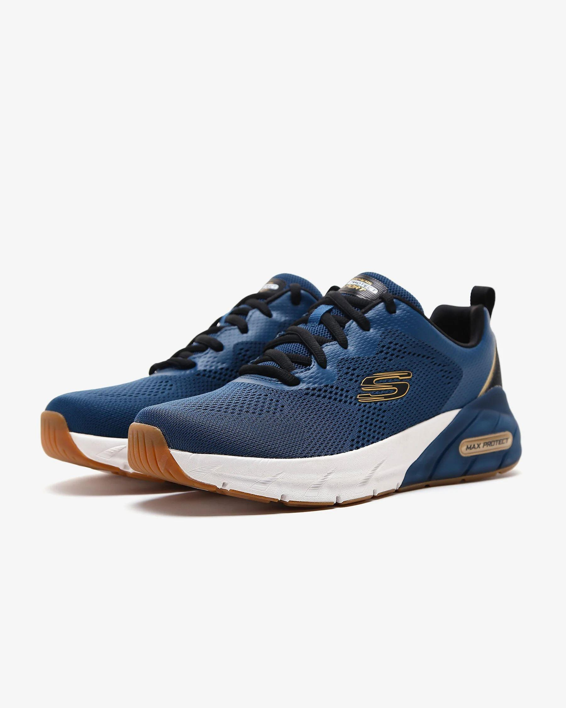 Skechers Max Protect Sport - Safeguard Erkek Mavi Spor Ayakkabı