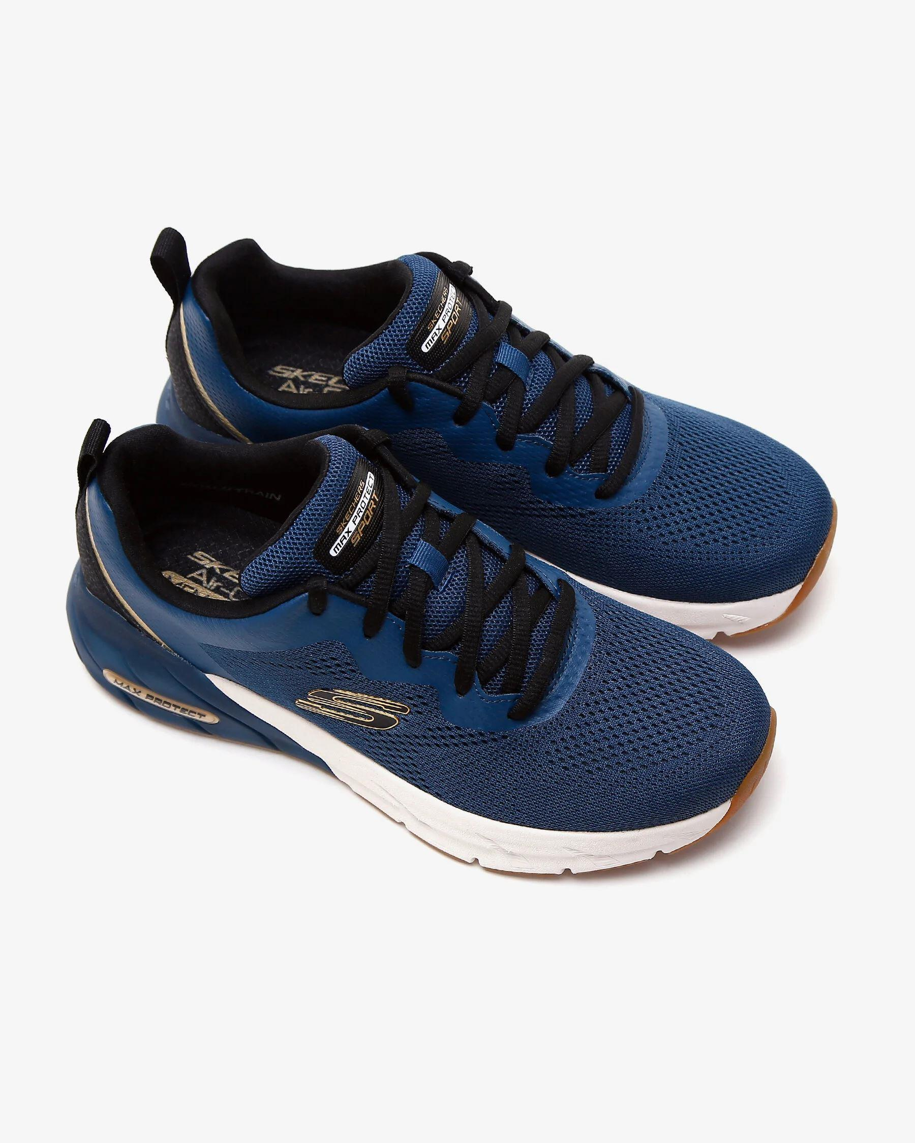 Skechers Max Protect Sport - Safeguard Erkek Mavi Spor Ayakkabı