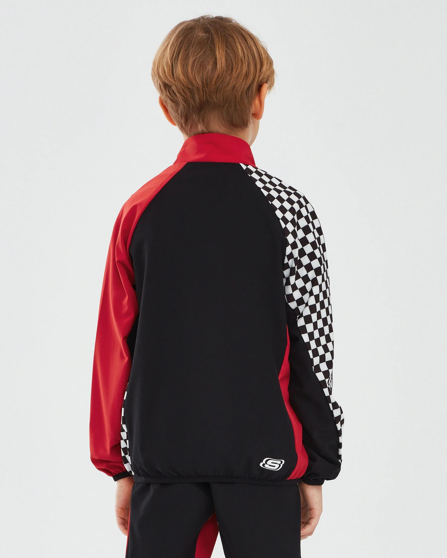 Skechers Micro Collection B Full Zip  Jacket Erkek Çocuk  Tam Fermuarlı Sweat