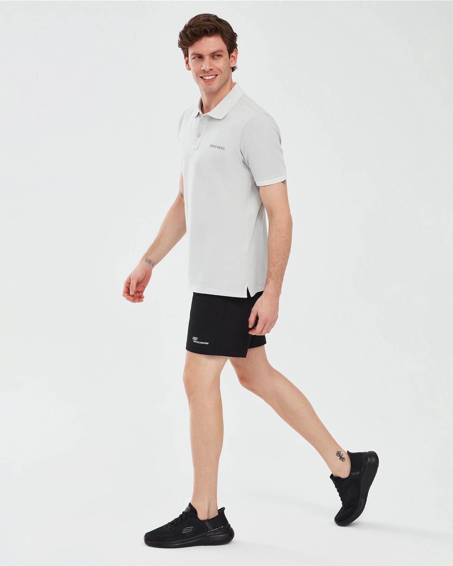 Skechers Organic Coll. M Short Sleeve Polo Shirt Erkek  Polo Yaka Tshirt