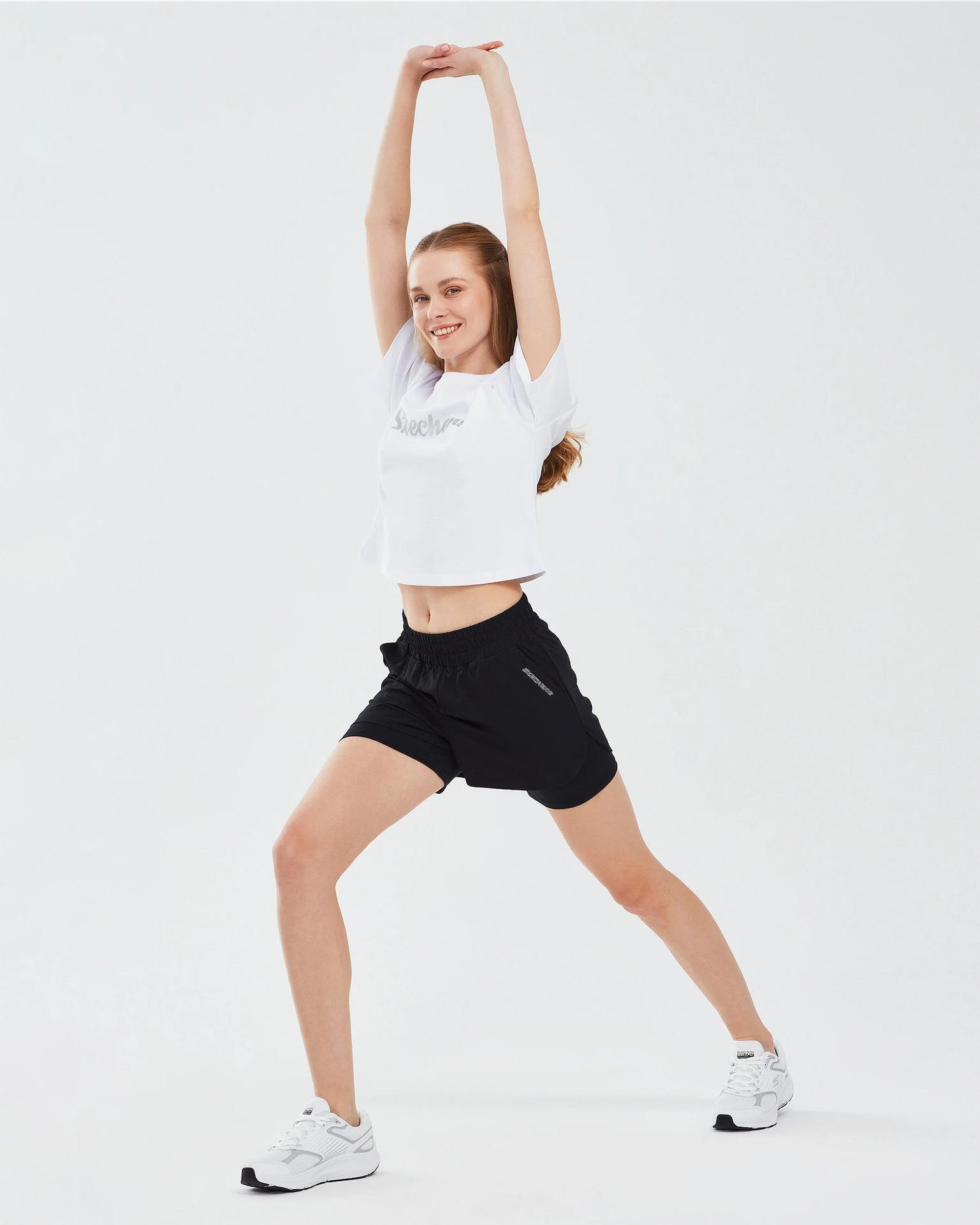 Skechers Performance Coll. W 4 İnch 2 İn 1 Short Kadın  Şort