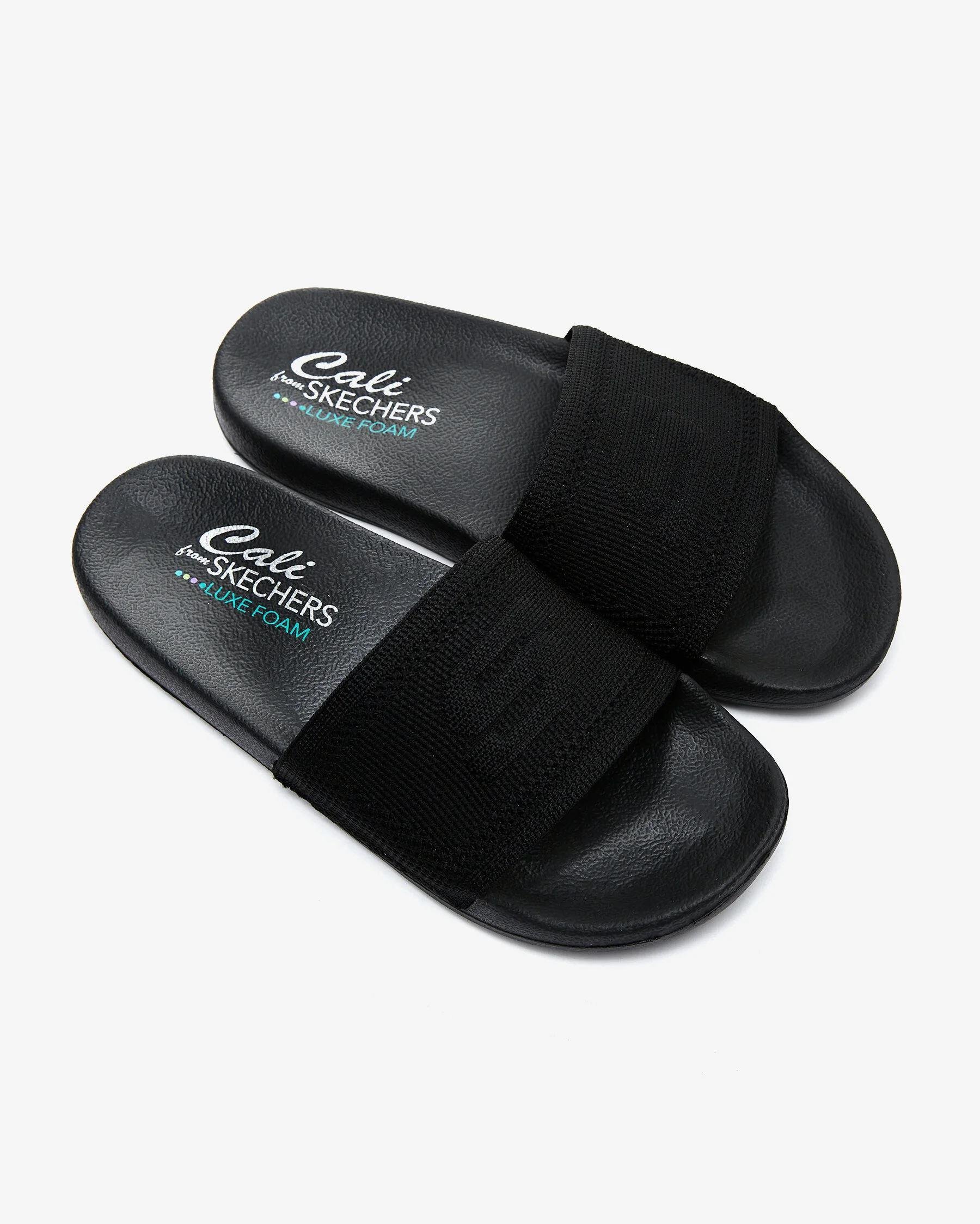 Skechers Pop Ups - Undisturbed Kadın Siyah Terlik