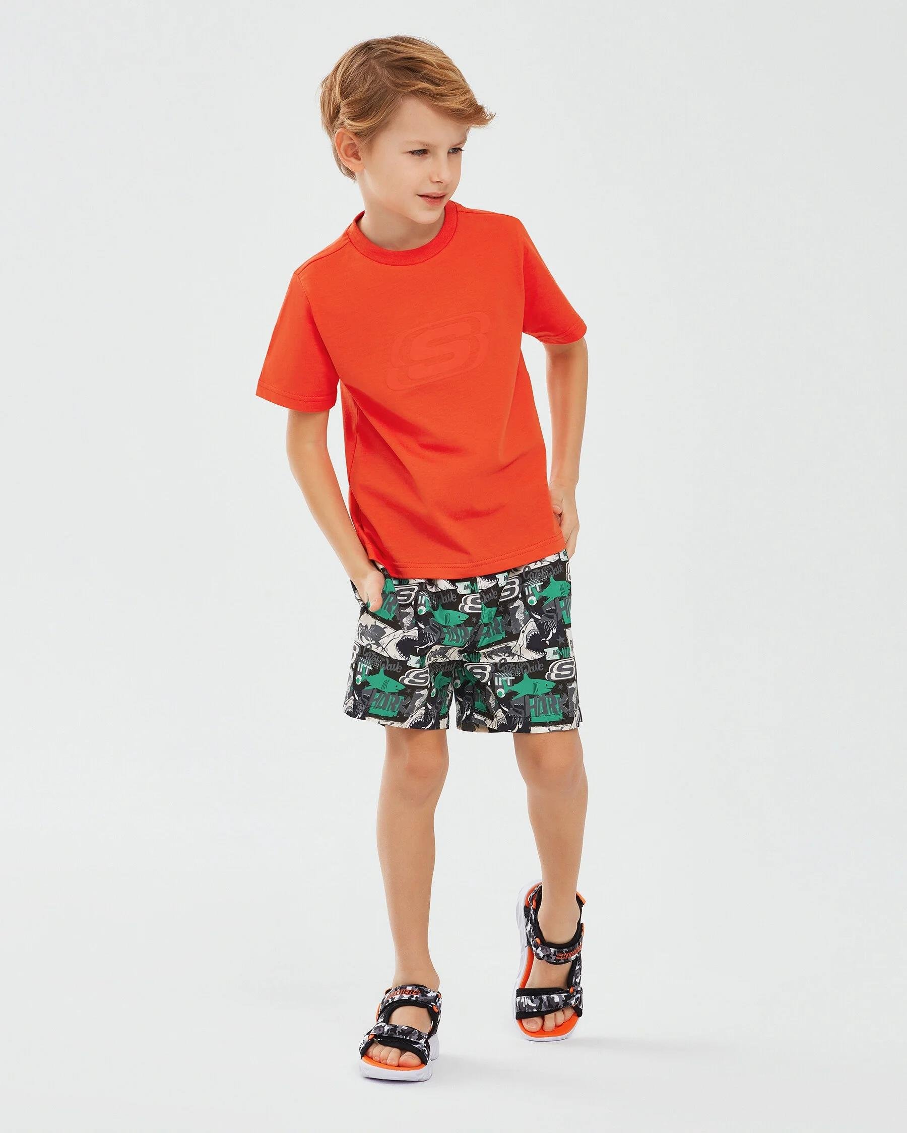 Skechers Swimwear B 5 İnch Swimshort Erkek Çocuk  Şort