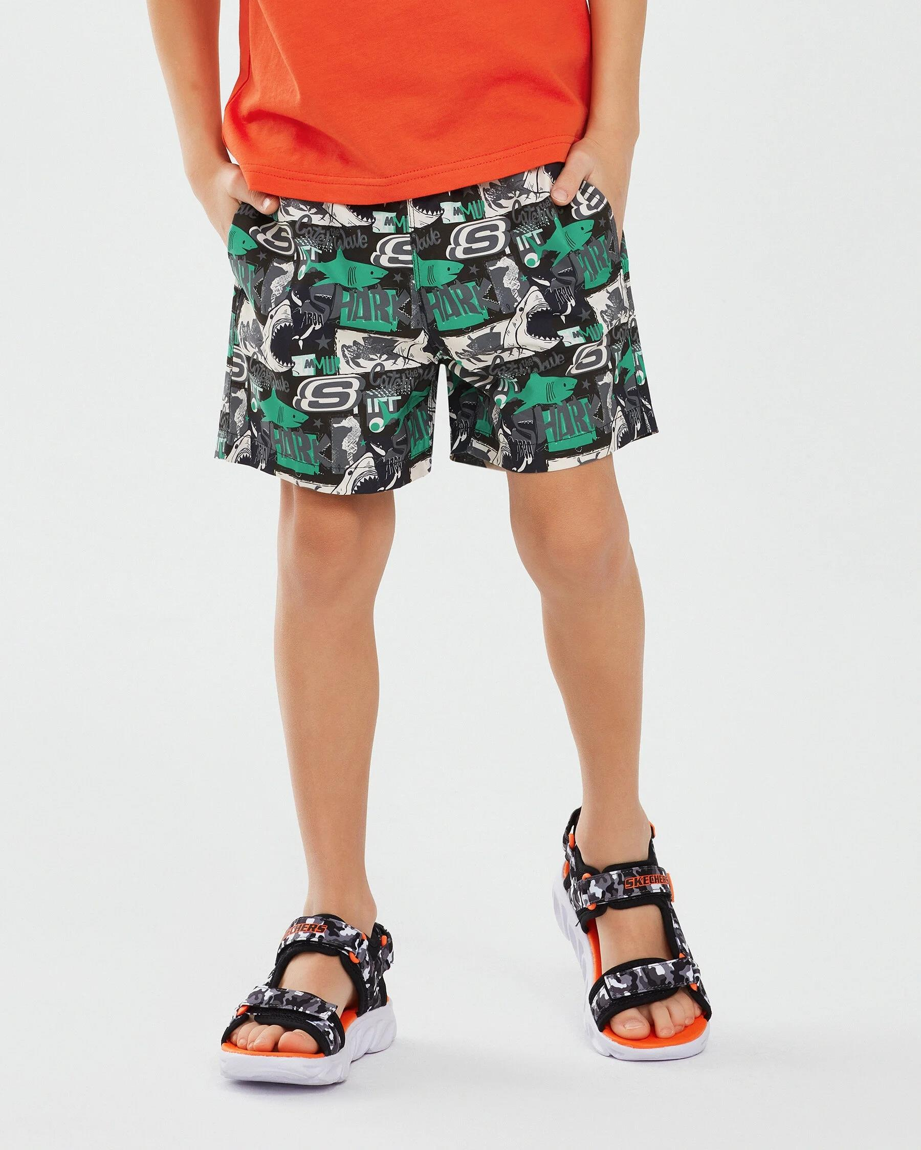 Skechers Swimwear B 5 İnch Swimshort Erkek Çocuk  Şort