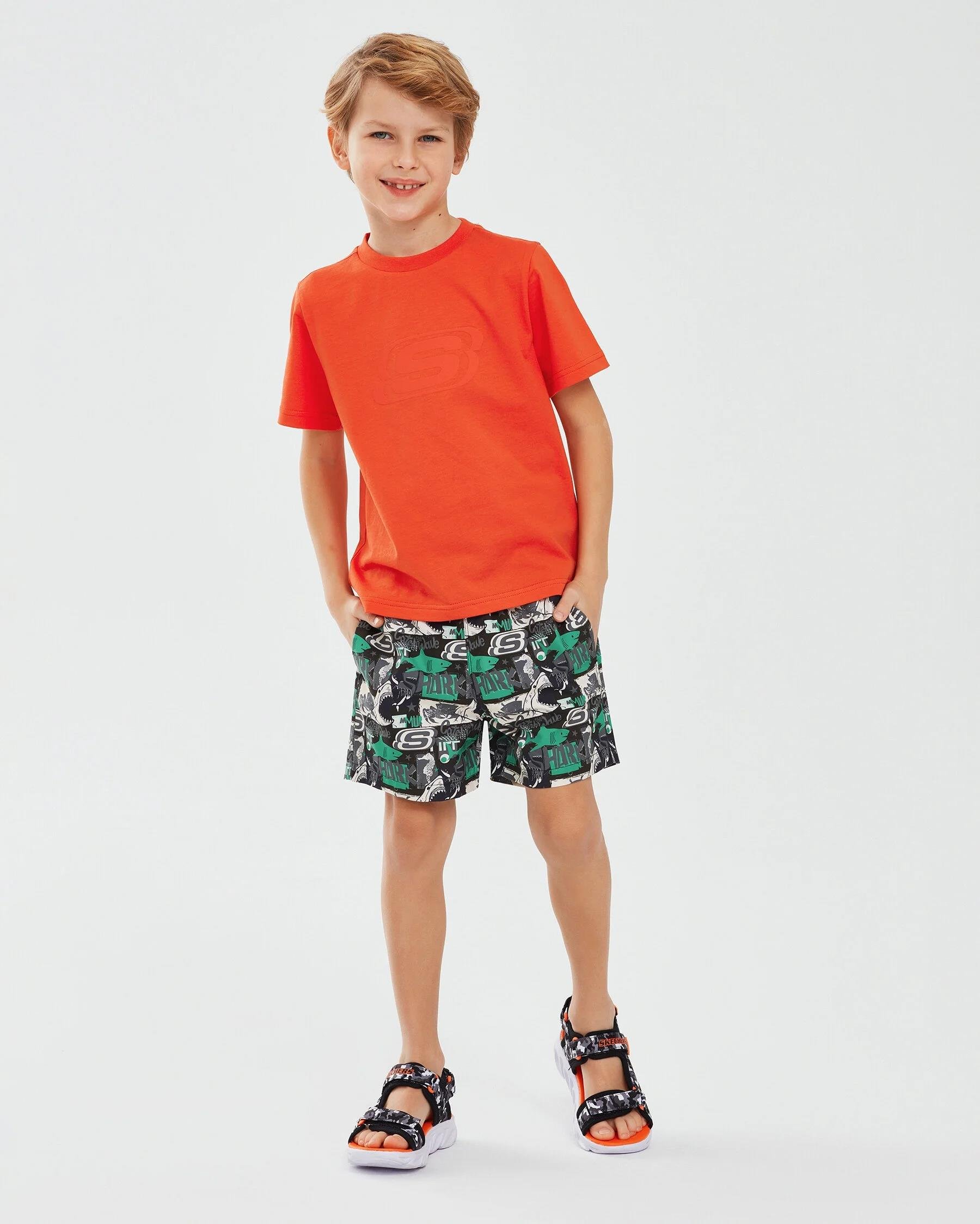 Skechers Swimwear B 5 İnch Swimshort Erkek Çocuk  Şort