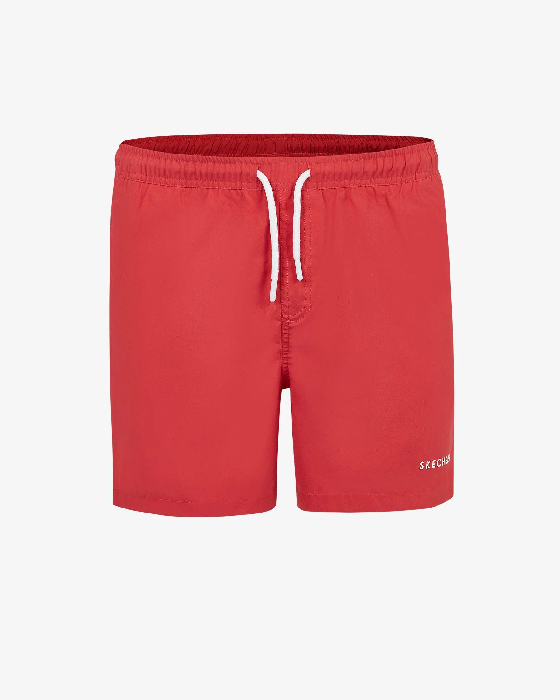 Skechers Swimwear M 5 İnch Swimshort Erkek Kirmizi Deniz Şortu