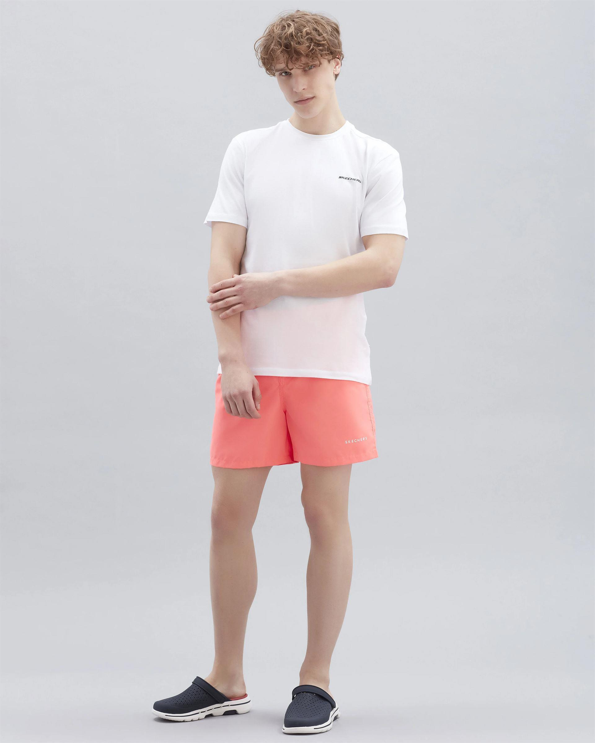 Skechers Swimwear M 5 İnch Swimshort Erkek Turuncu Deniz Şortu