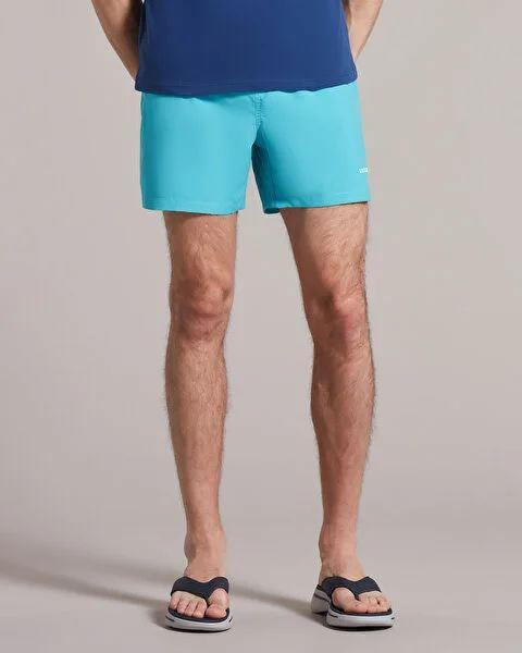 Skechers Swimwear M 5 İnch Swimshort Erkek Mavi Deniz Şortu