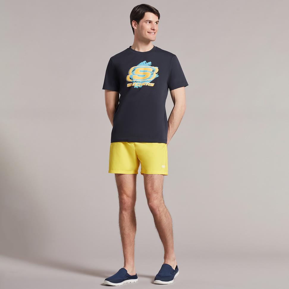 Skechers Swimwear M 5 İnch Swimshort Erkek Sari Deniz Şortu