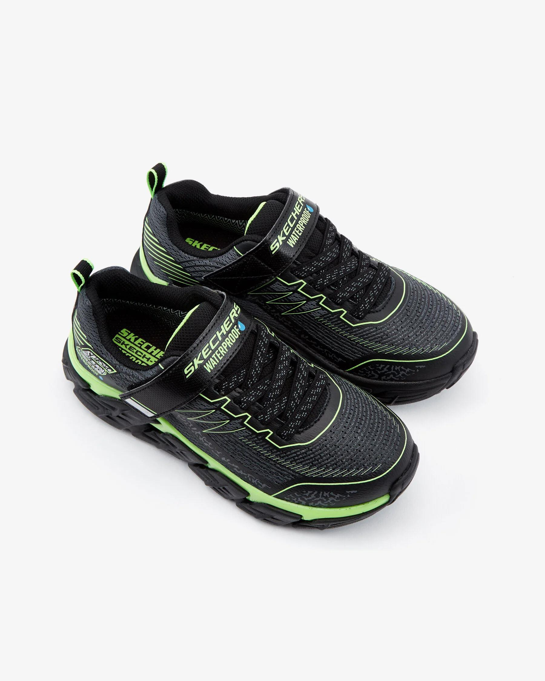 Skechers Tech-Grip Erkek Çocuk Siyah Spor Ayakkabı