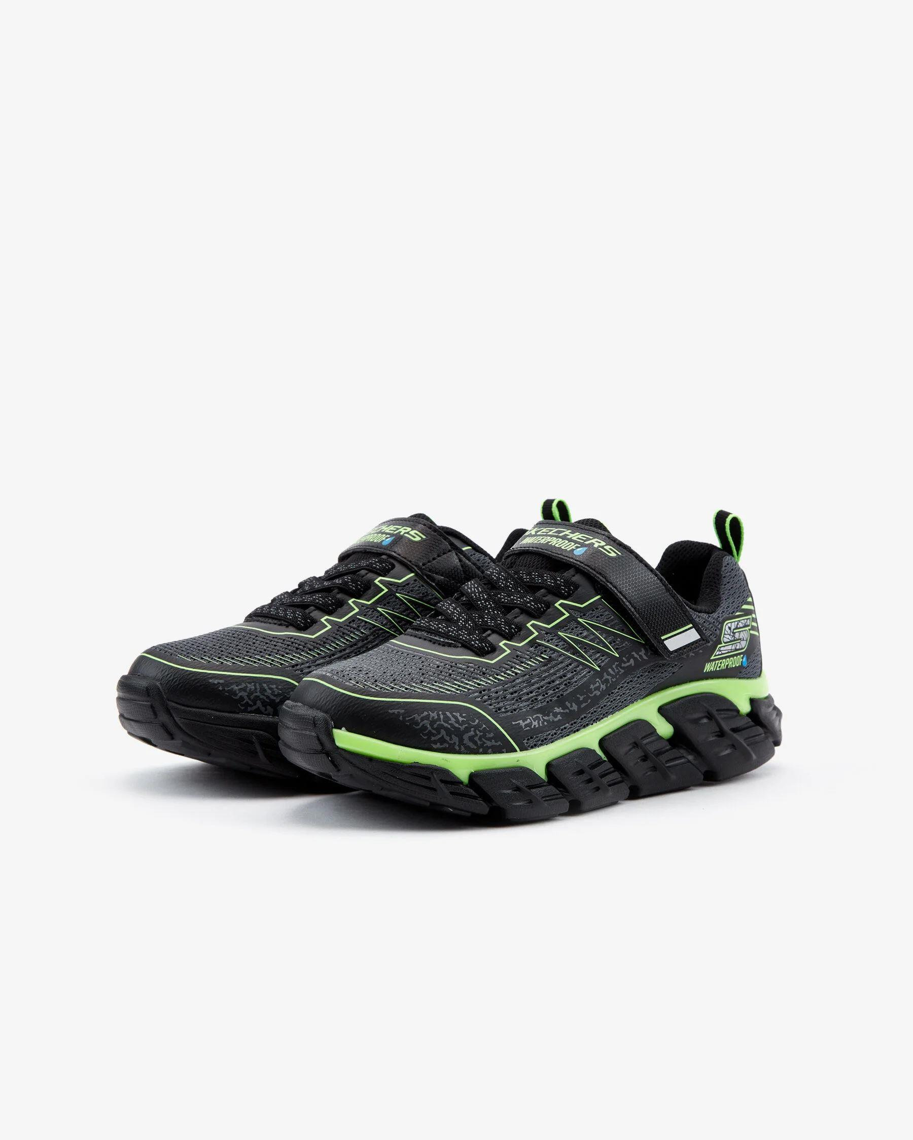 Skechers Tech-Grip Erkek Çocuk Siyah Spor Ayakkabı