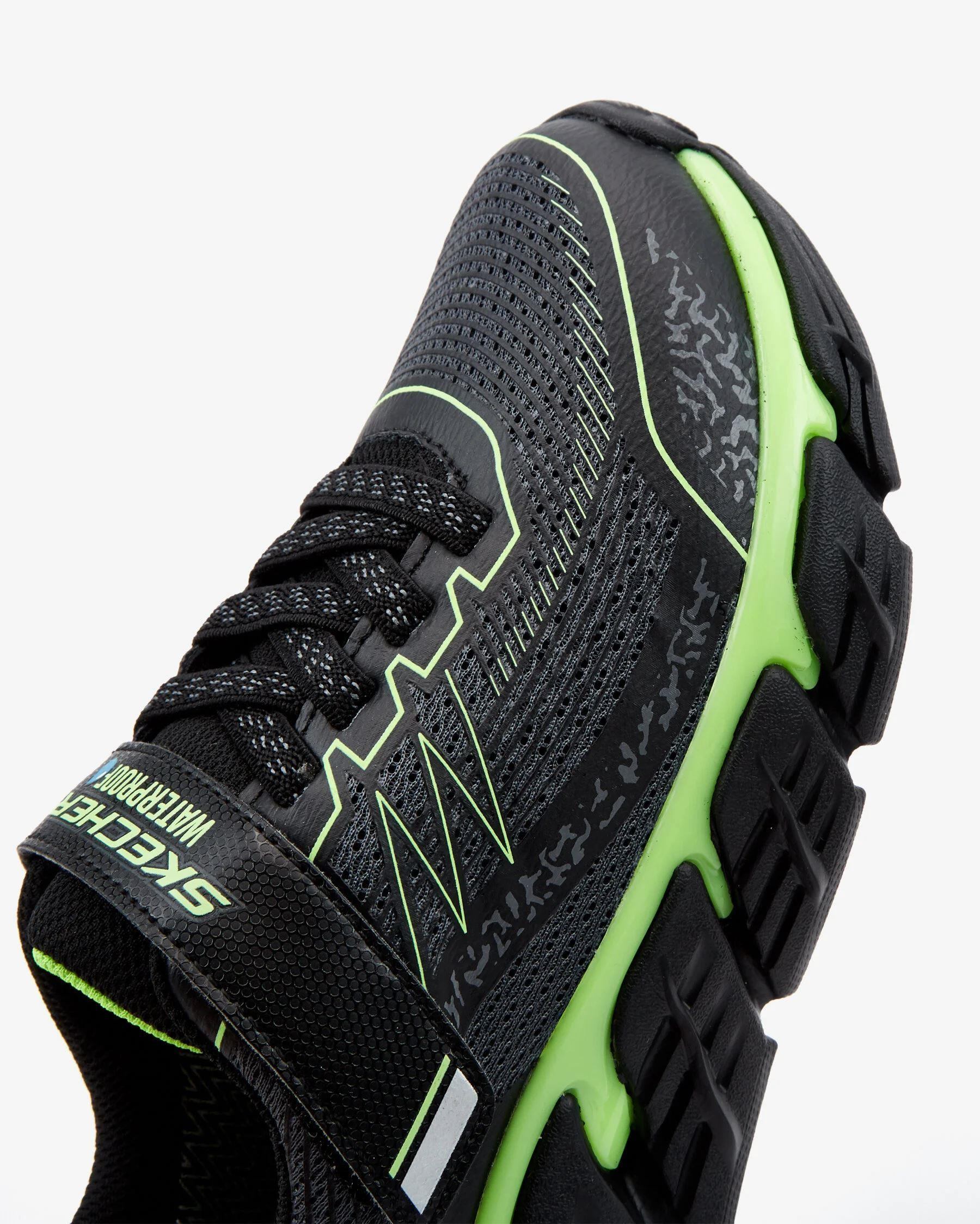 Skechers Tech-Grip Erkek Çocuk Siyah Spor Ayakkabı