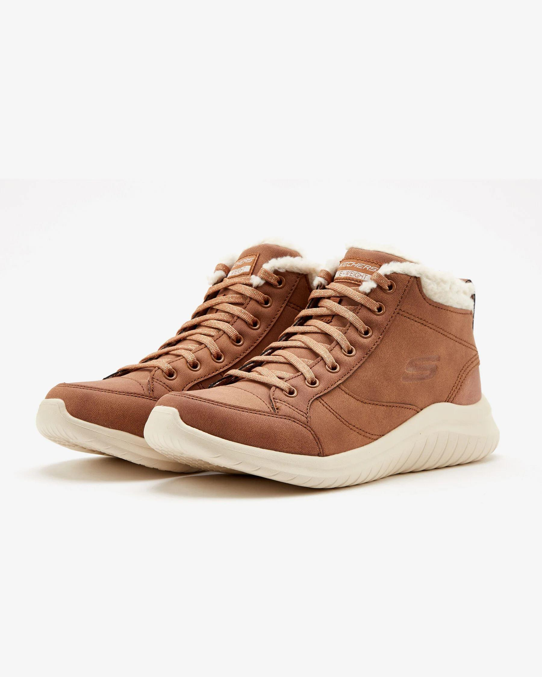 Skechers Ultra Flex 2.0 Kadın Kahverengi Bot