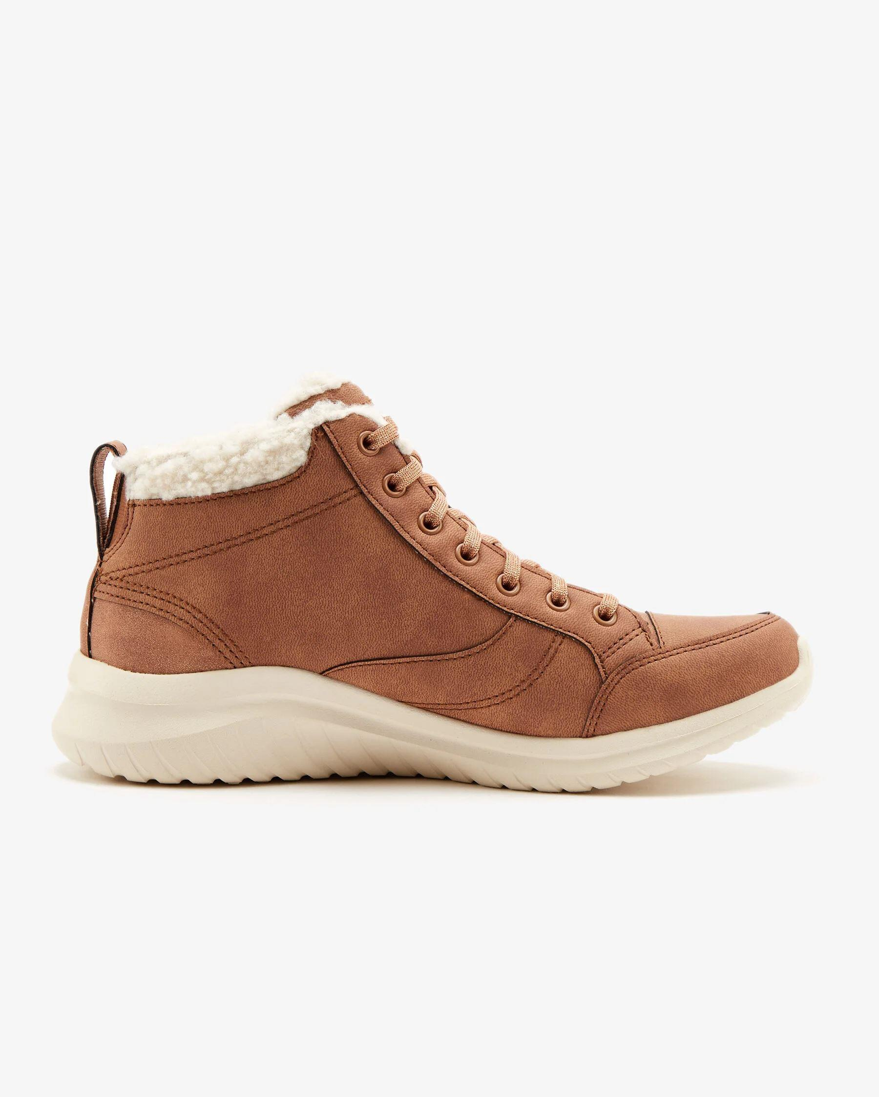 Skechers Ultra Flex 2.0 Kadın Kahverengi Bot