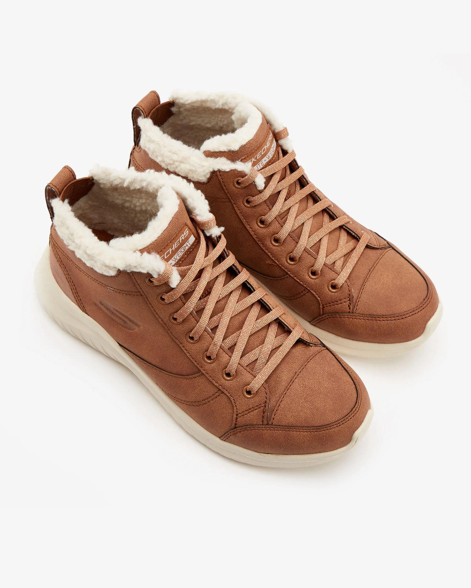 Skechers Ultra Flex 2.0 Kadın Kahverengi Bot