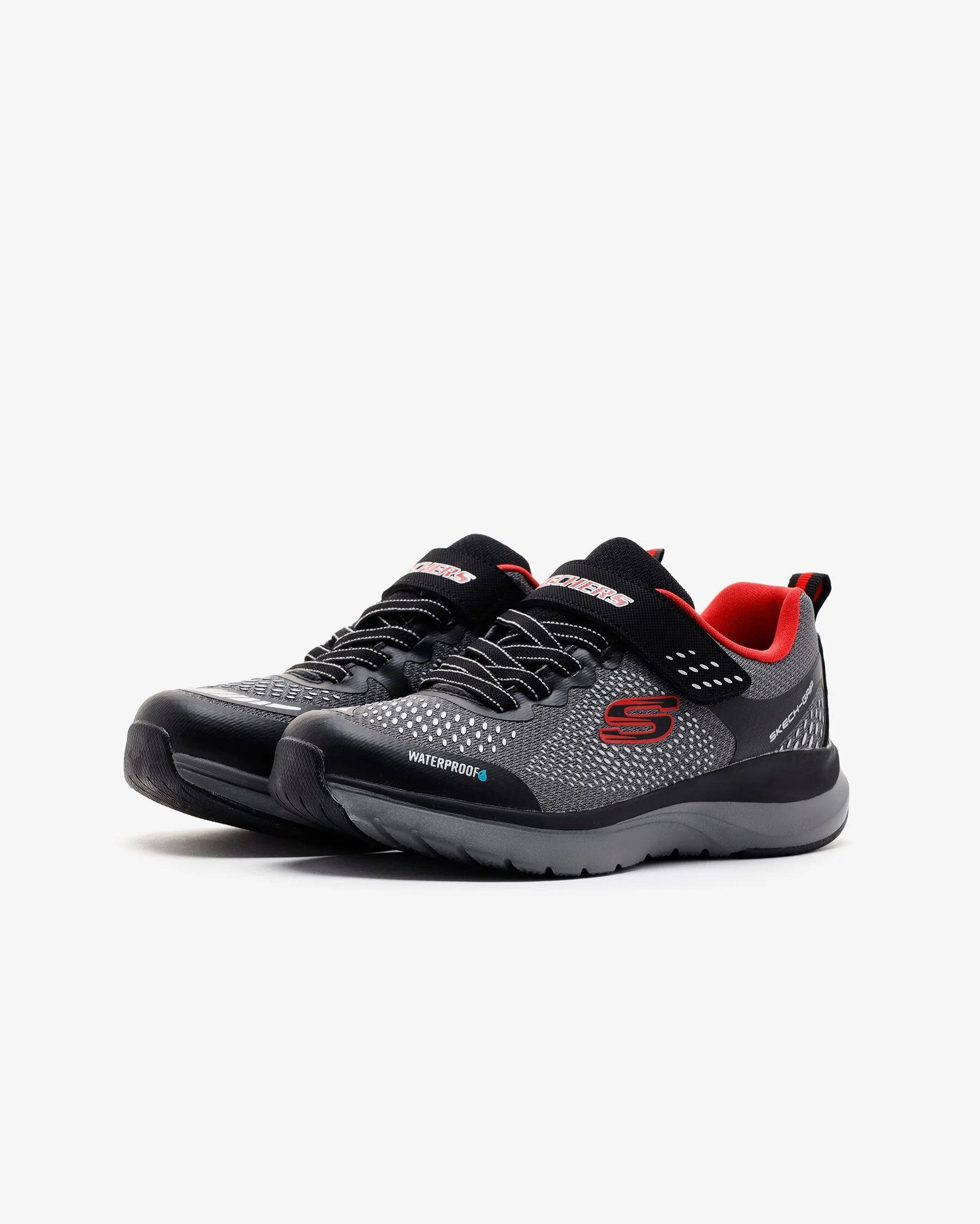 Skechers Ultra Groove-Aquasonık Erkek Çocuk Gri Spor Ayakkabı