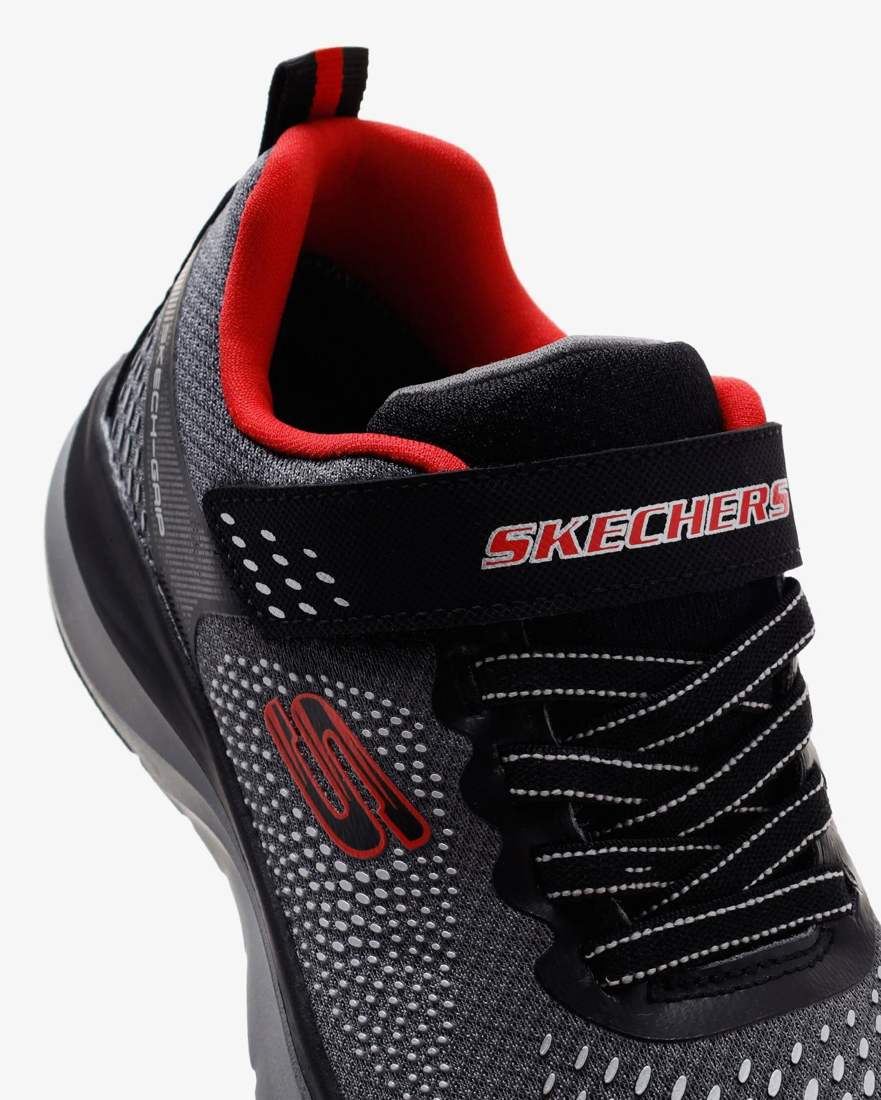Skechers Ultra Groove-Aquasonık Erkek Çocuk Gri Spor Ayakkabı