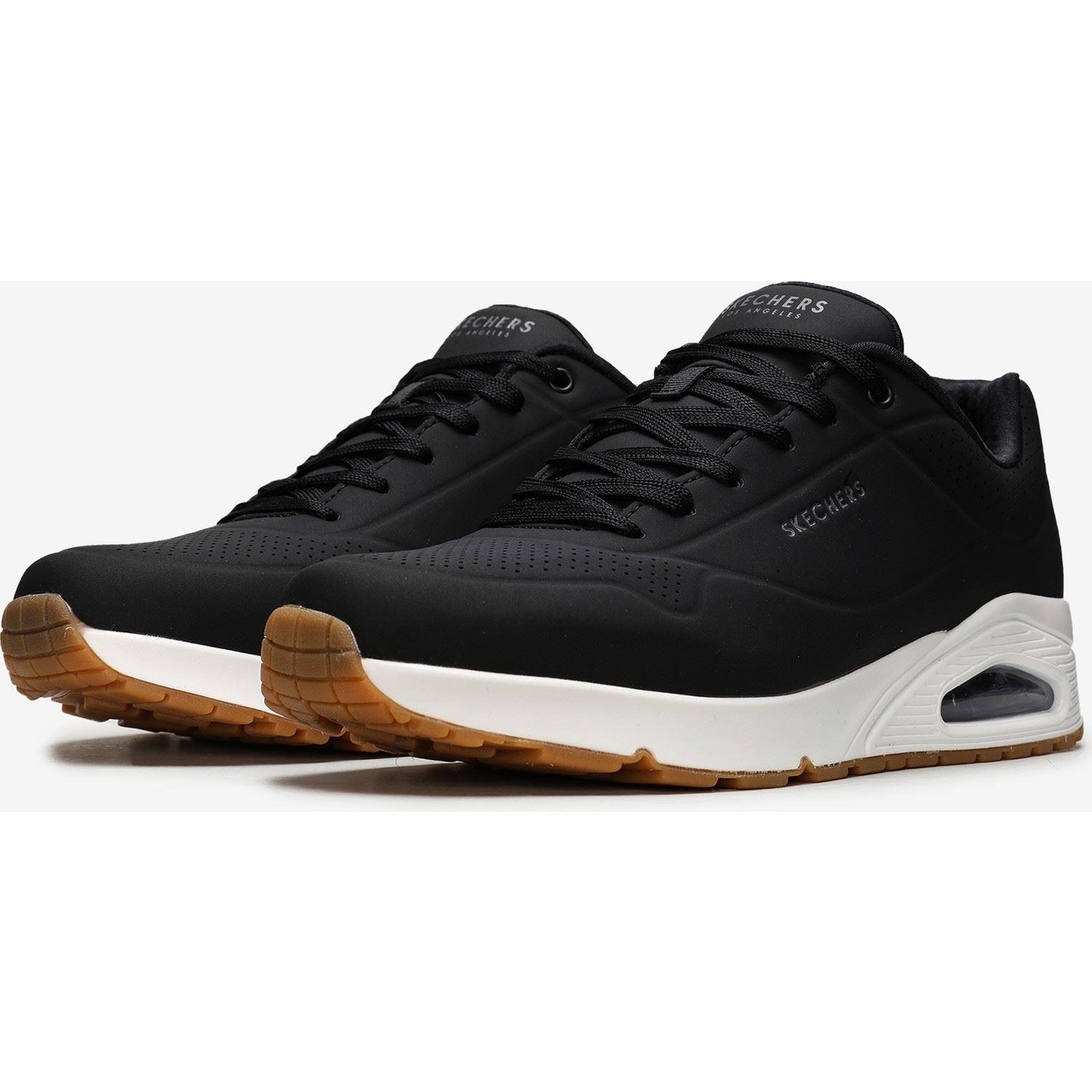 Skechers Uno - Stand On Air Erkek Siyah Spor Ayakkabı