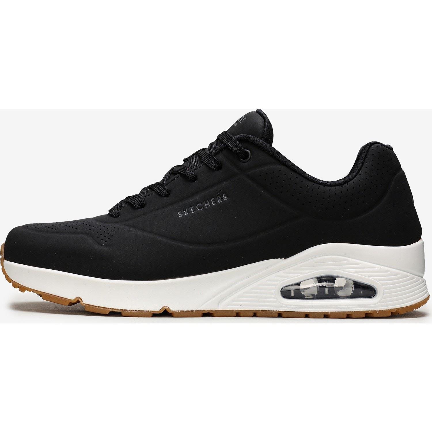 Skechers Uno - Stand On Air Erkek Siyah Spor Ayakkabı
