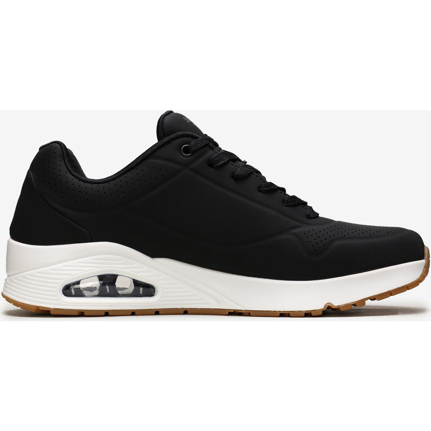 Skechers Uno - Stand On Air Erkek Siyah Spor Ayakkabı