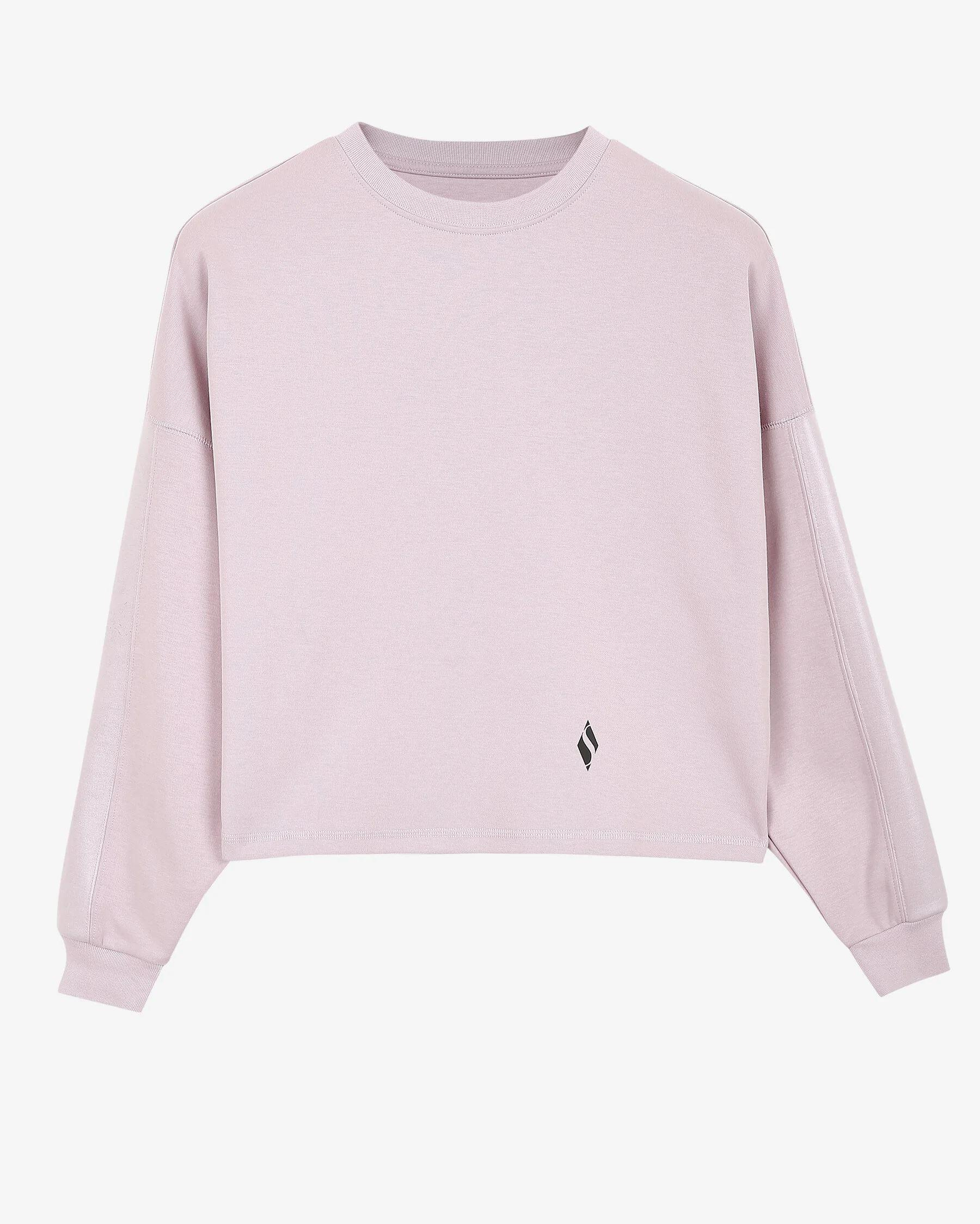 Skechers W 2XI-Lock Foil Covered Crew Neck Sweatshirt Kadın  Bisiklet Yaka Sweat