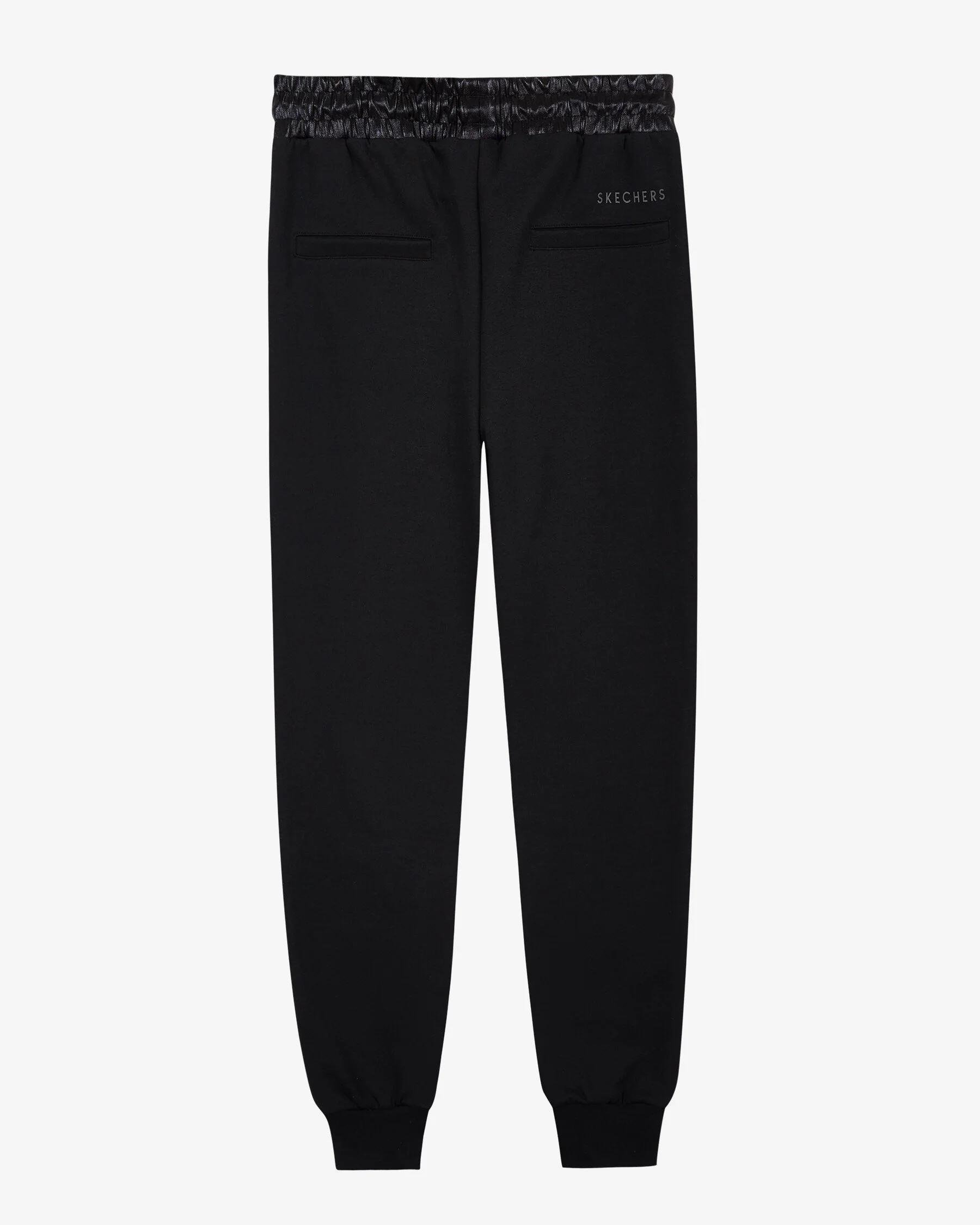 Skechers W 2XI-Lock Foil Covered Jogger Sweatpant Kadın Siyah Eşofman Alt