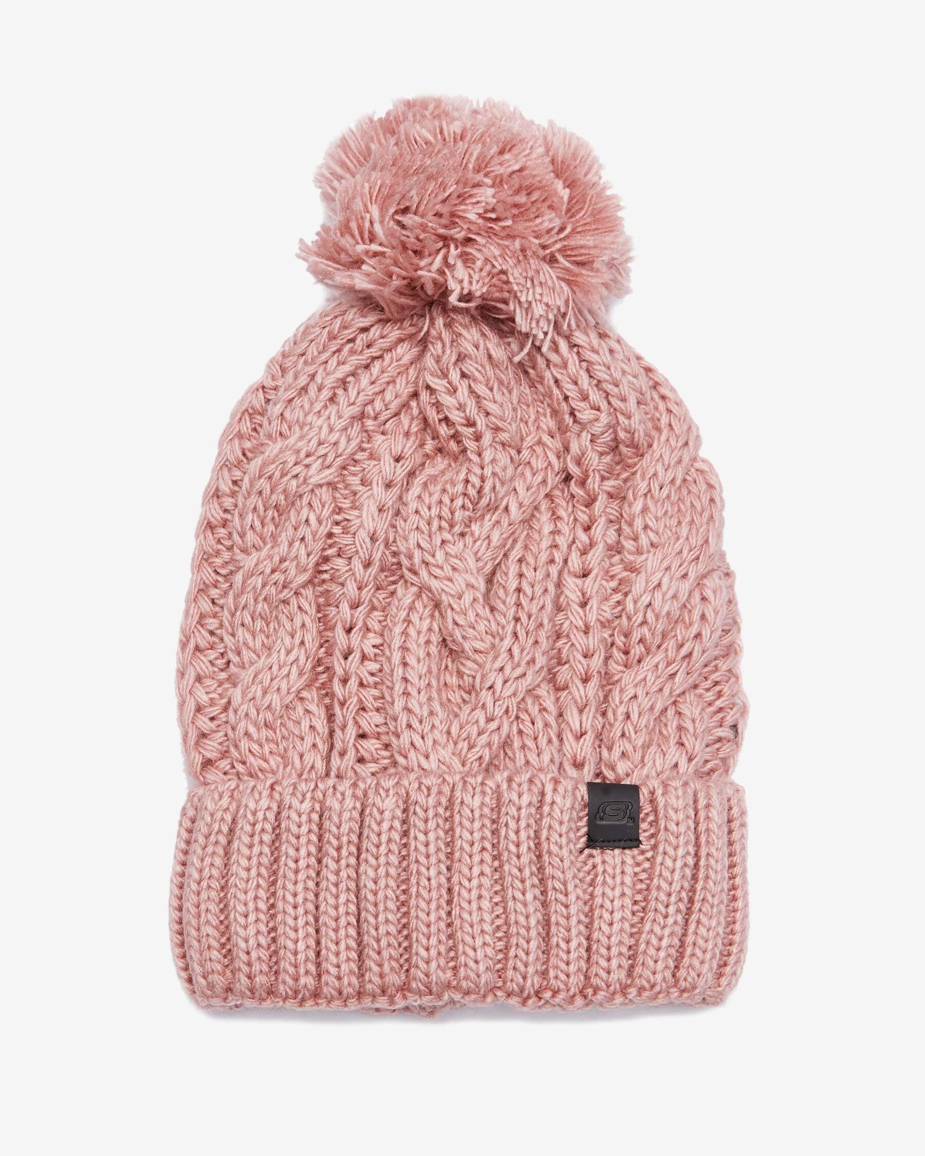Skechers W Beanie Headwear Kadın Pembe Bere