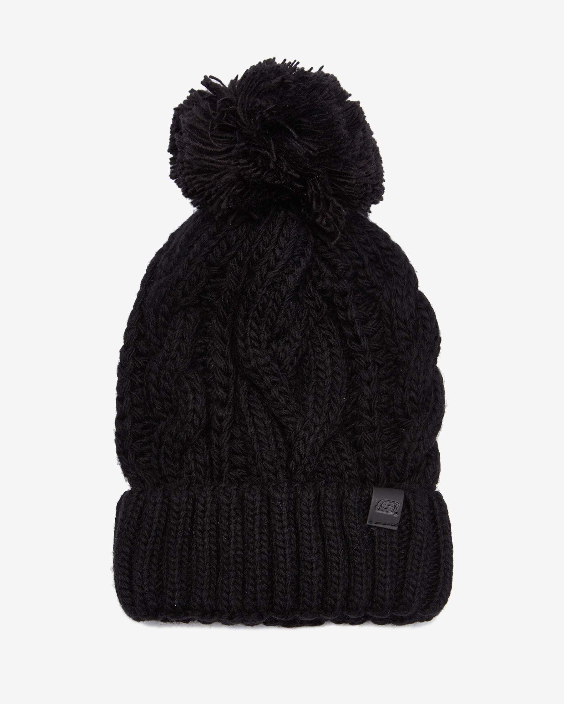 Skechers W Beanie Headwear Kadın Siyah Bere