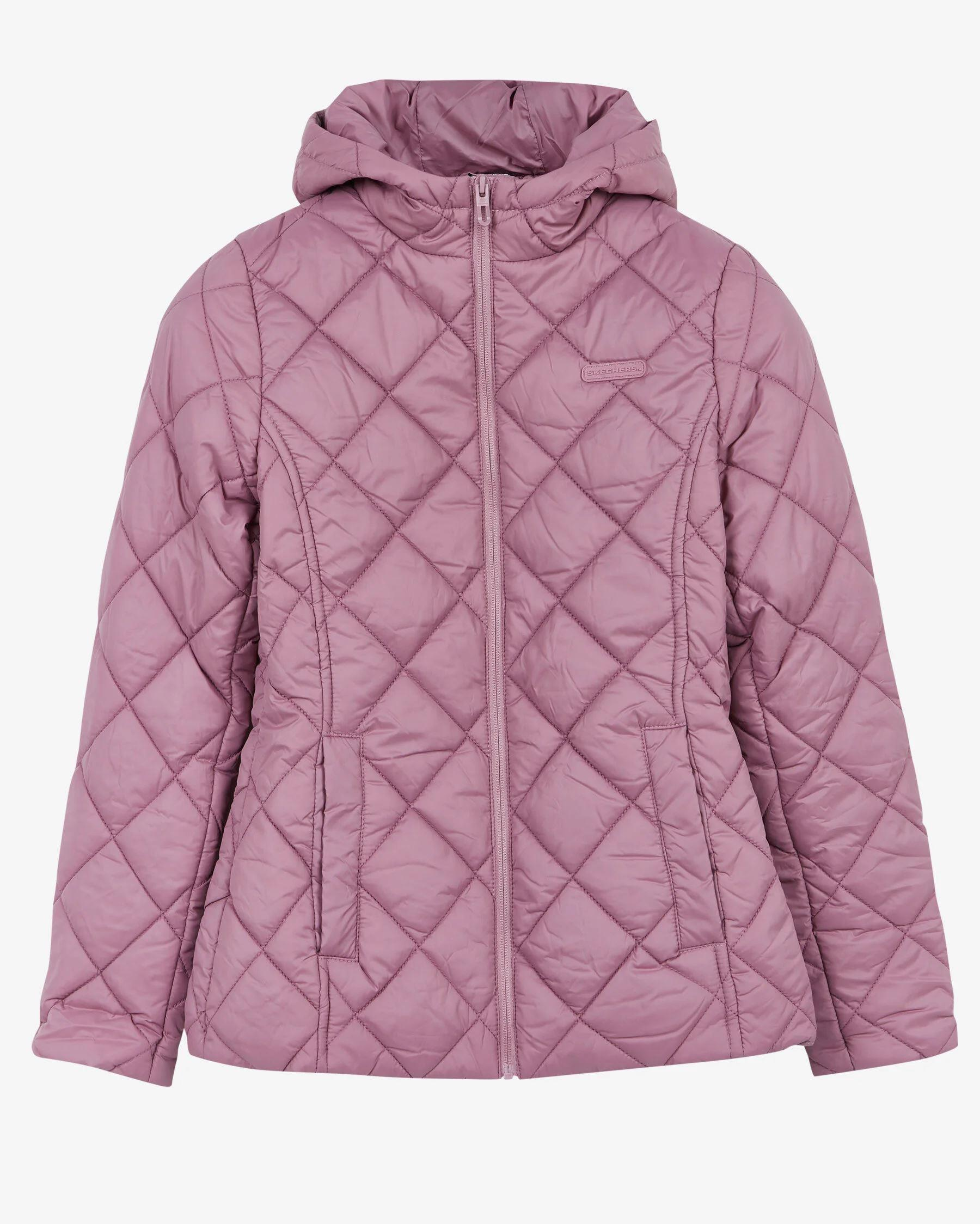 Skechers W Capitone Hooded Jacket Kadın Pembe Mont
