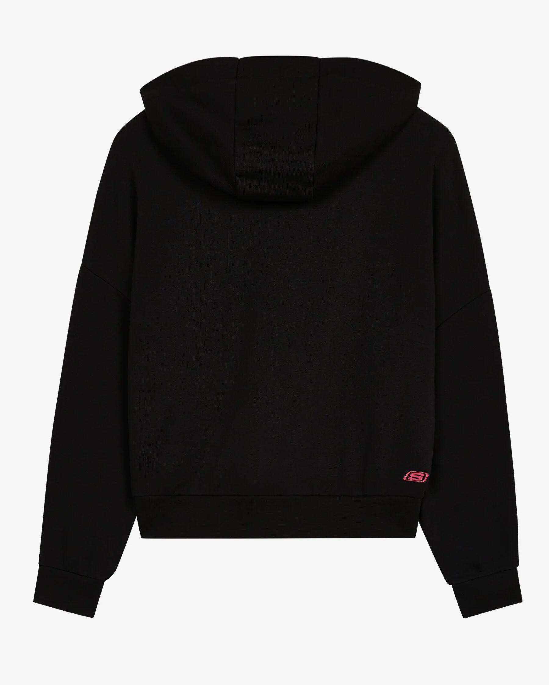 Skechers W Essential Hoodie Sweatshirt Kadın Siyah Kapşonlu Sweat