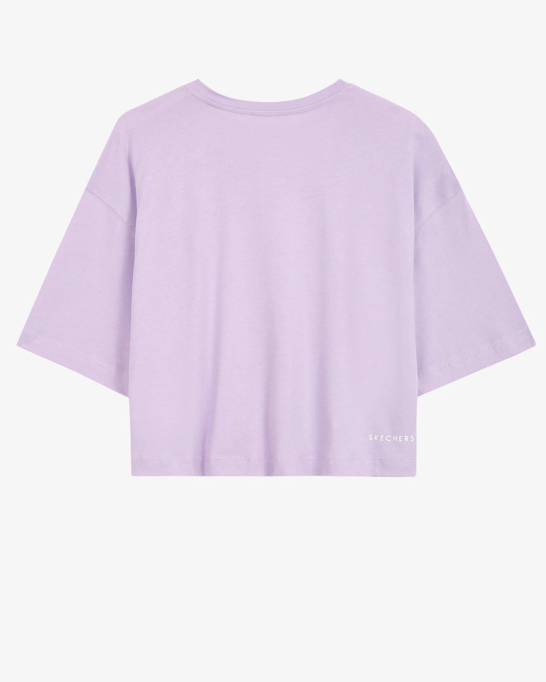 Skechers W Graphic Tee Crew Neck T-Shirt Kadın  Bisiklet Yaka Tshirt