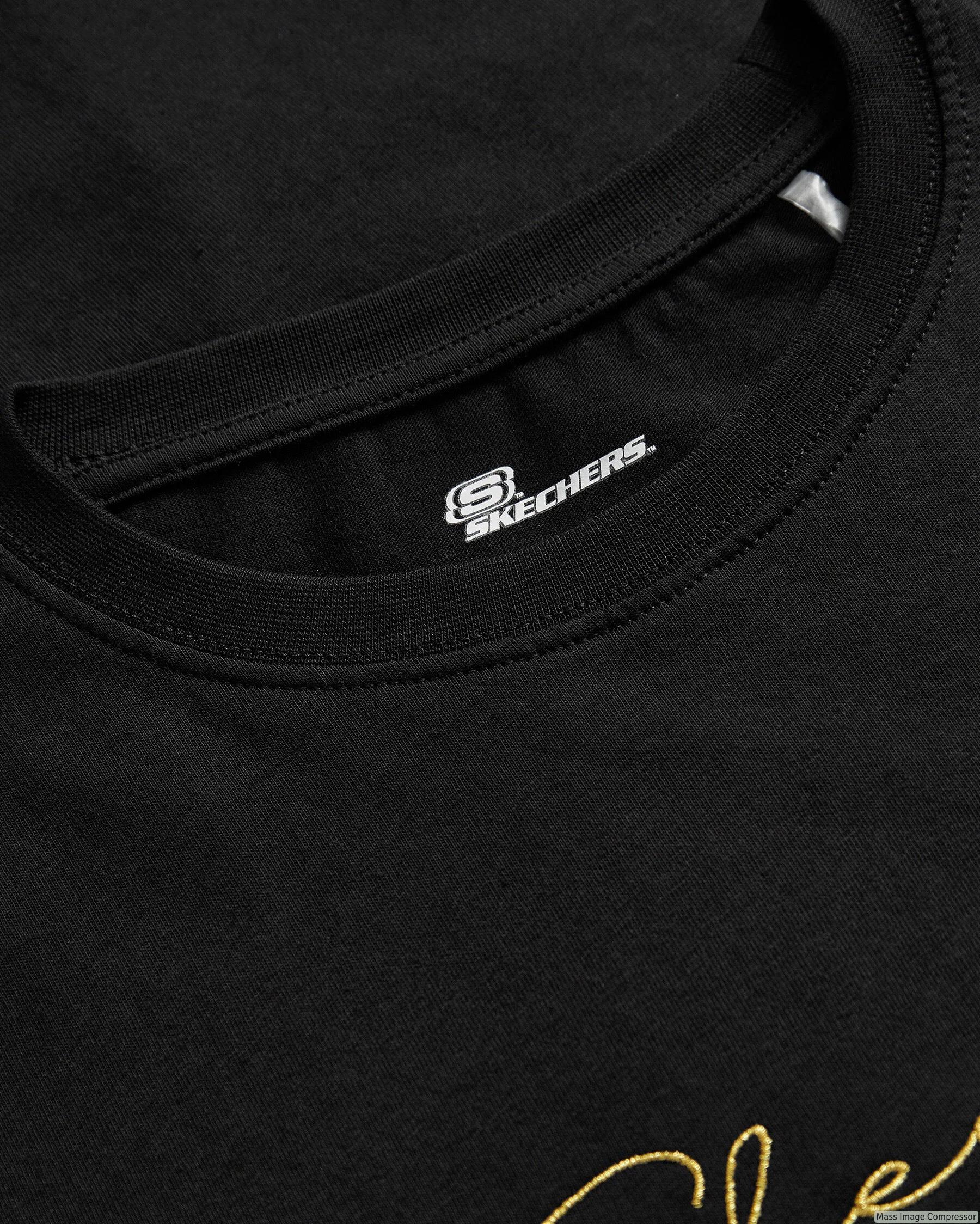 Skechers W Graphic Tee Light Weight Regular T-Shirt Kadın  Bisiklet Yaka Tshirt