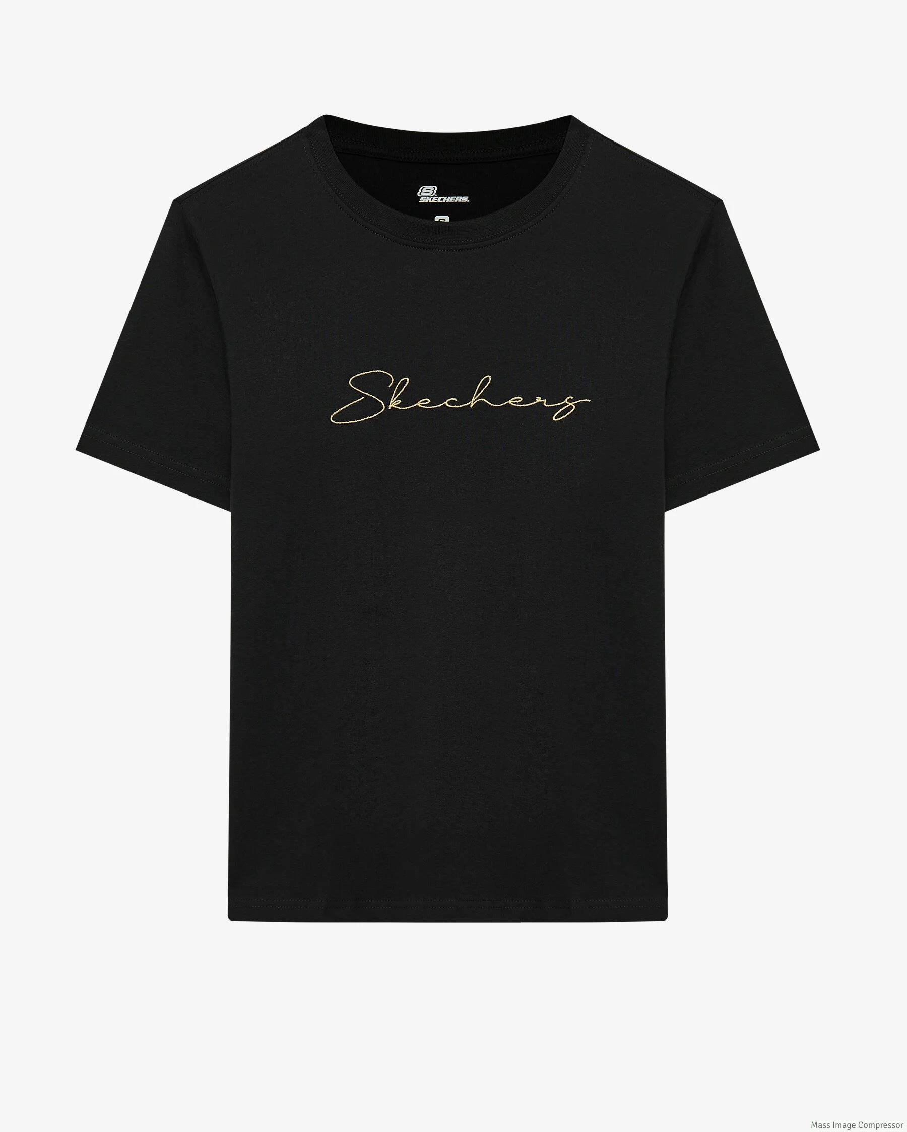 Skechers W Graphic Tee Light Weight Regular T-Shirt Kadın  Bisiklet Yaka Tshirt