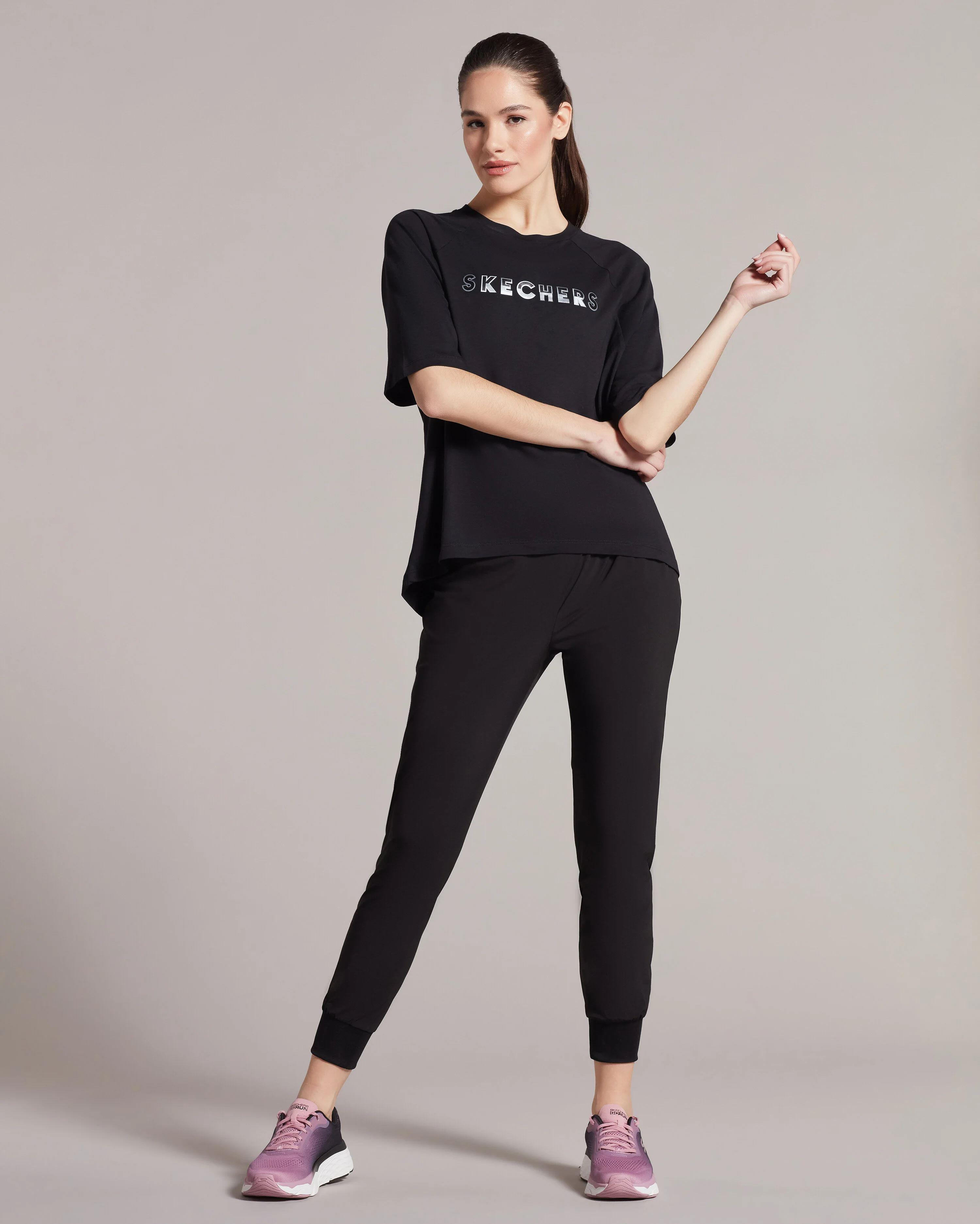 Skechers W Micro Coll Daily Jogger Pant Kadın Siyah Eşofman Alt