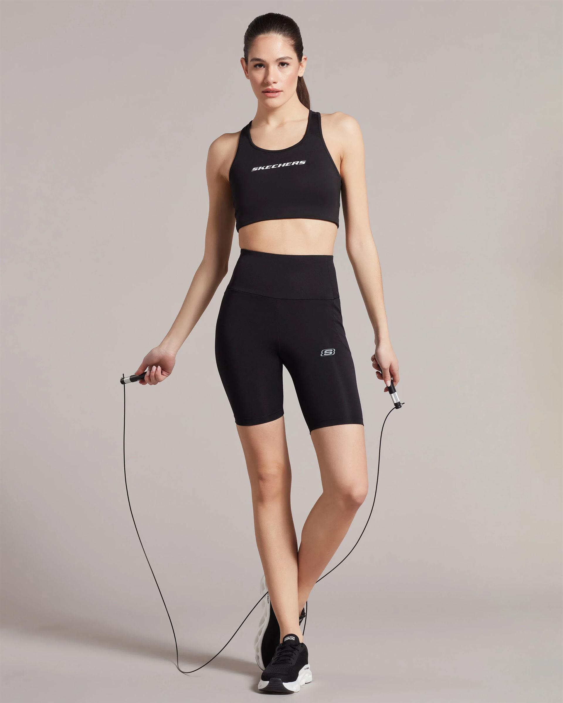 Skechers W Table Project Biker Legging Kadın Siyah Tayt