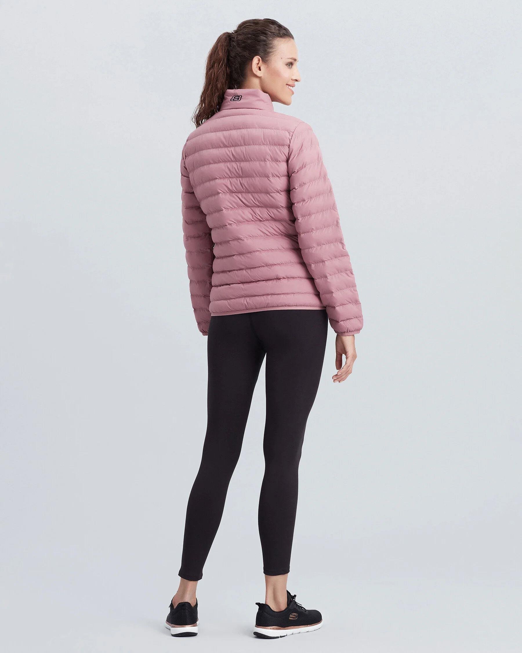 Skechers W Turtle Neck Essential Jacket Kadın Pembe Mont