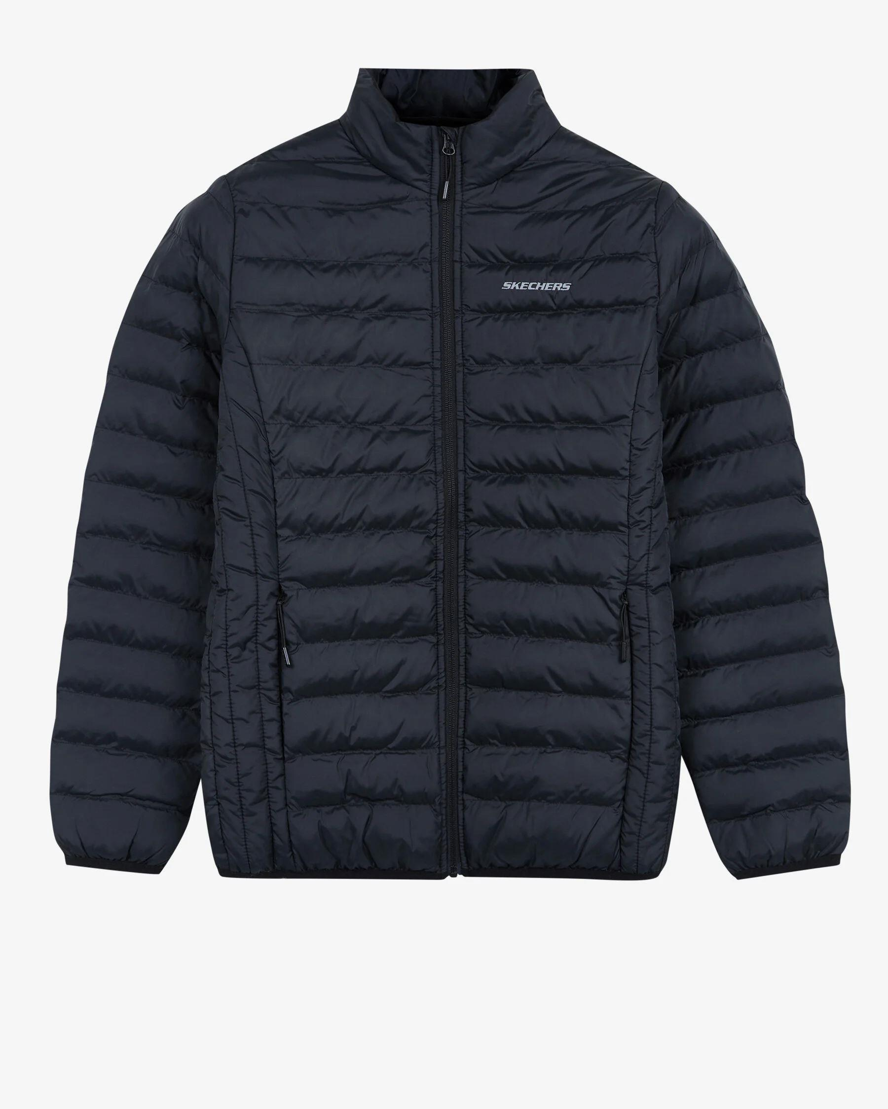 Skechers W Turtle Neck Essential Jacket Kadın Siyah Mont