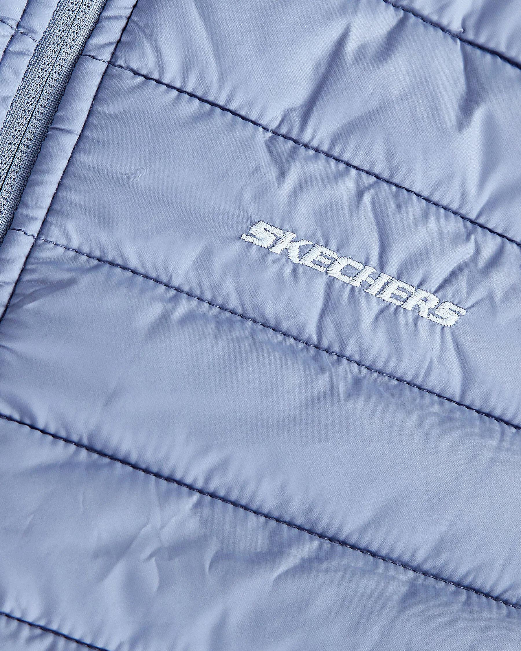 Skechers W Turtle Neck Essential Jacket Kadın Mavi Mont