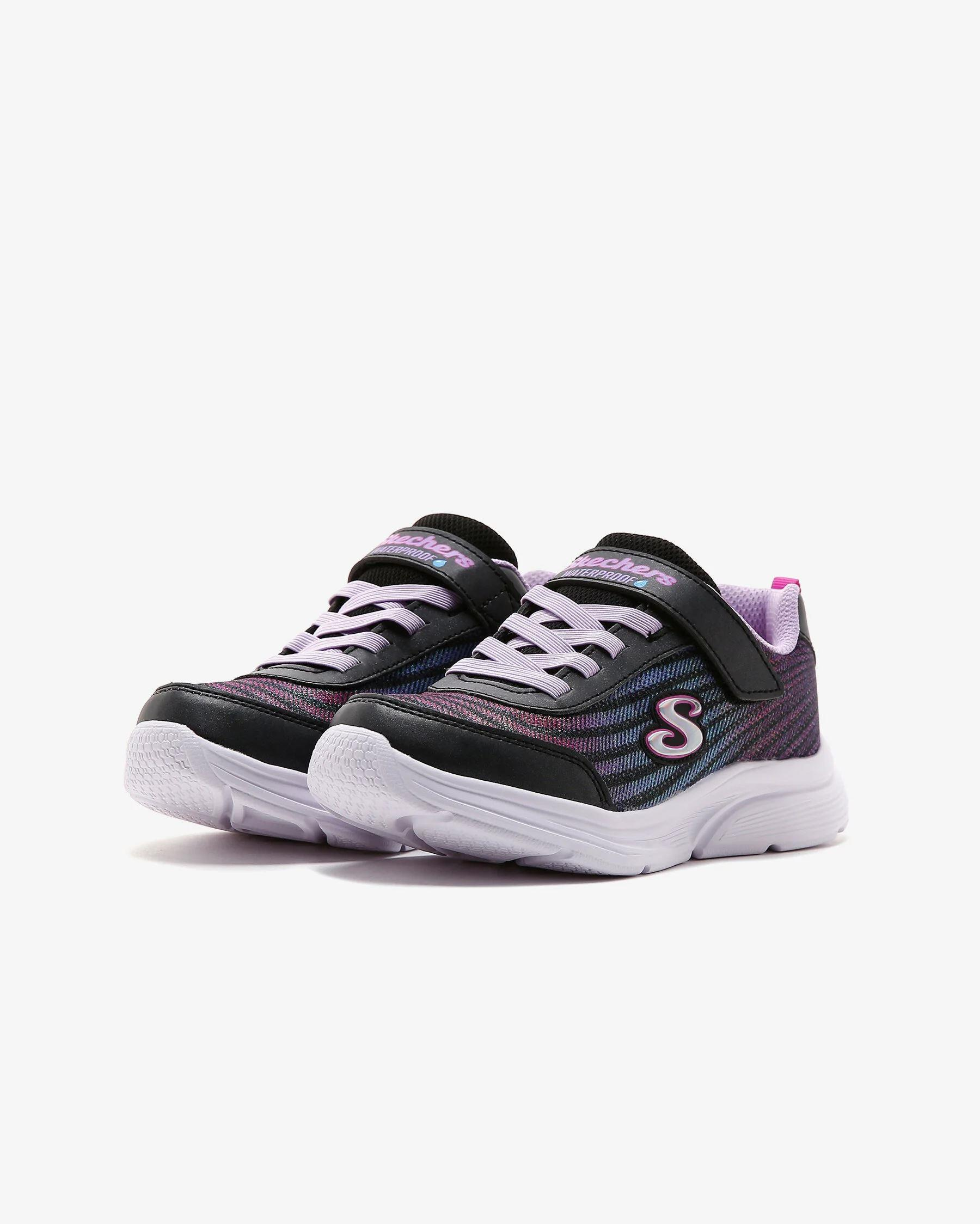 Skechers Wavy Lites  -  Hydro Crush Kız Çocuk Siyah Spor Ayakkabı