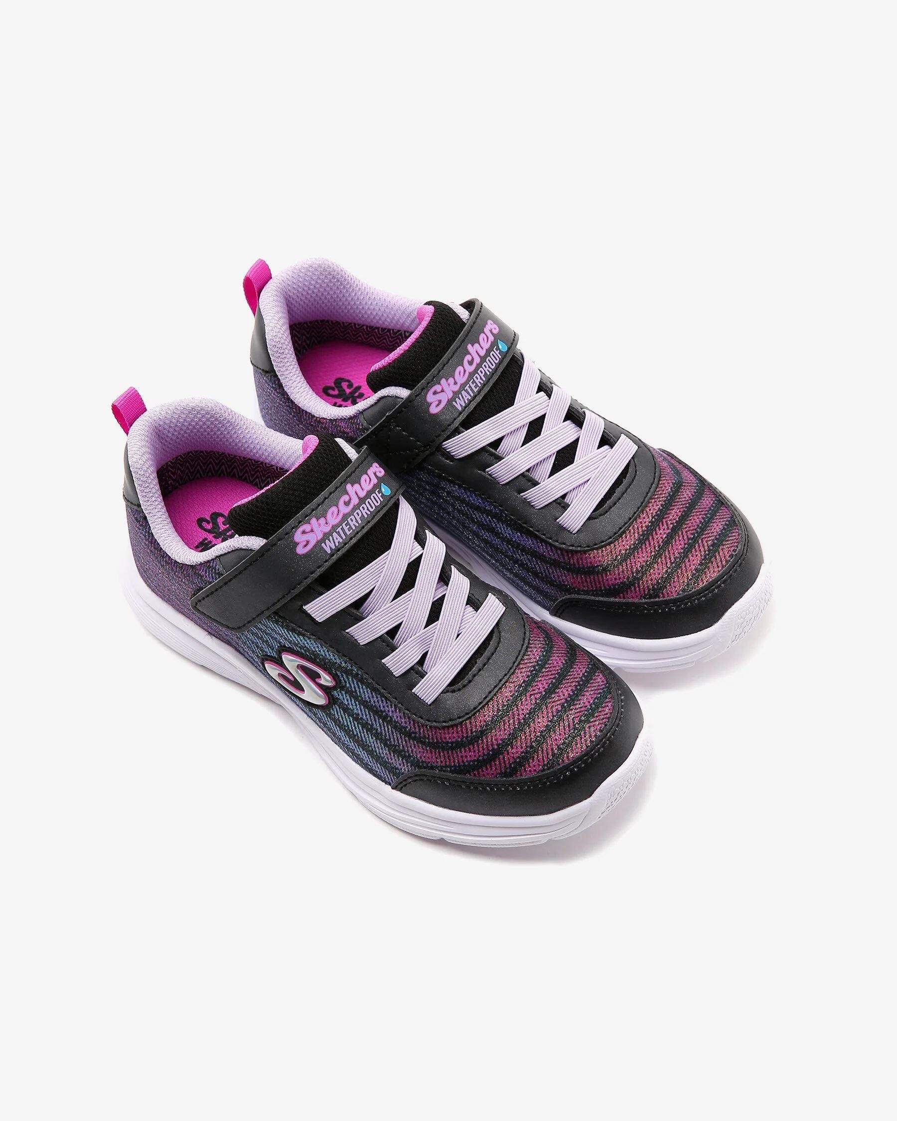 Skechers Wavy Lites  -  Hydro Crush Kız Çocuk Siyah Spor Ayakkabı