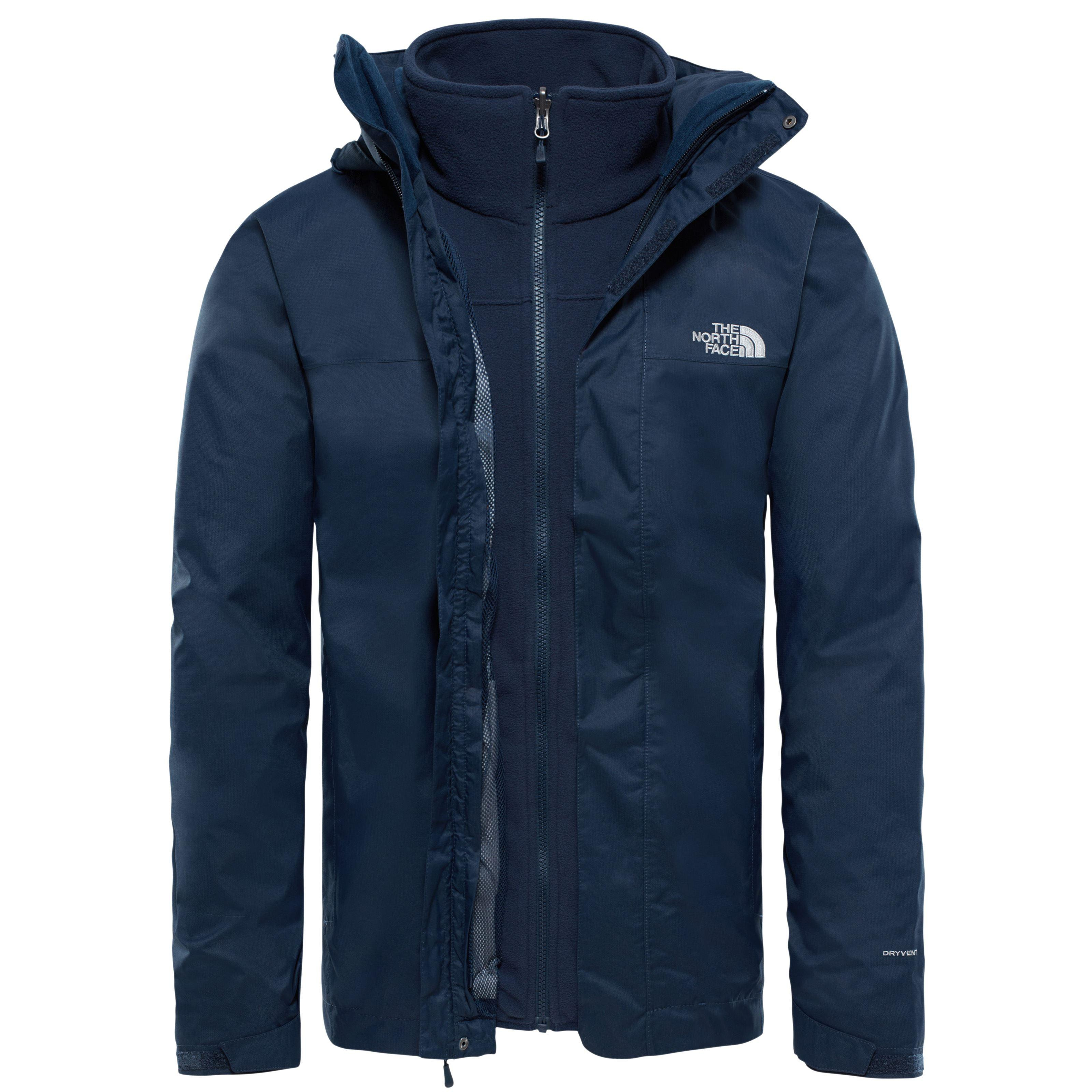 The North Face M Evolve II Triclimate Jacket - Eu Erkek Lacivert Mont