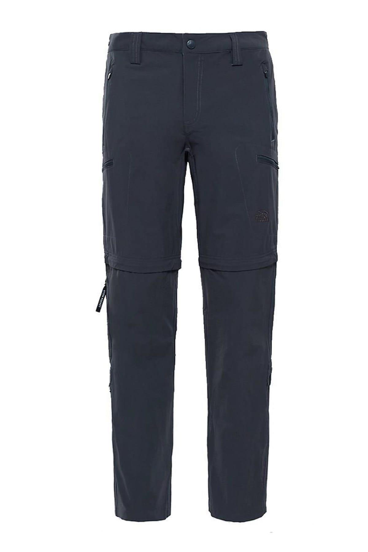 The North Face M Exploration Convertible Pant Erkek Gri Pantolon