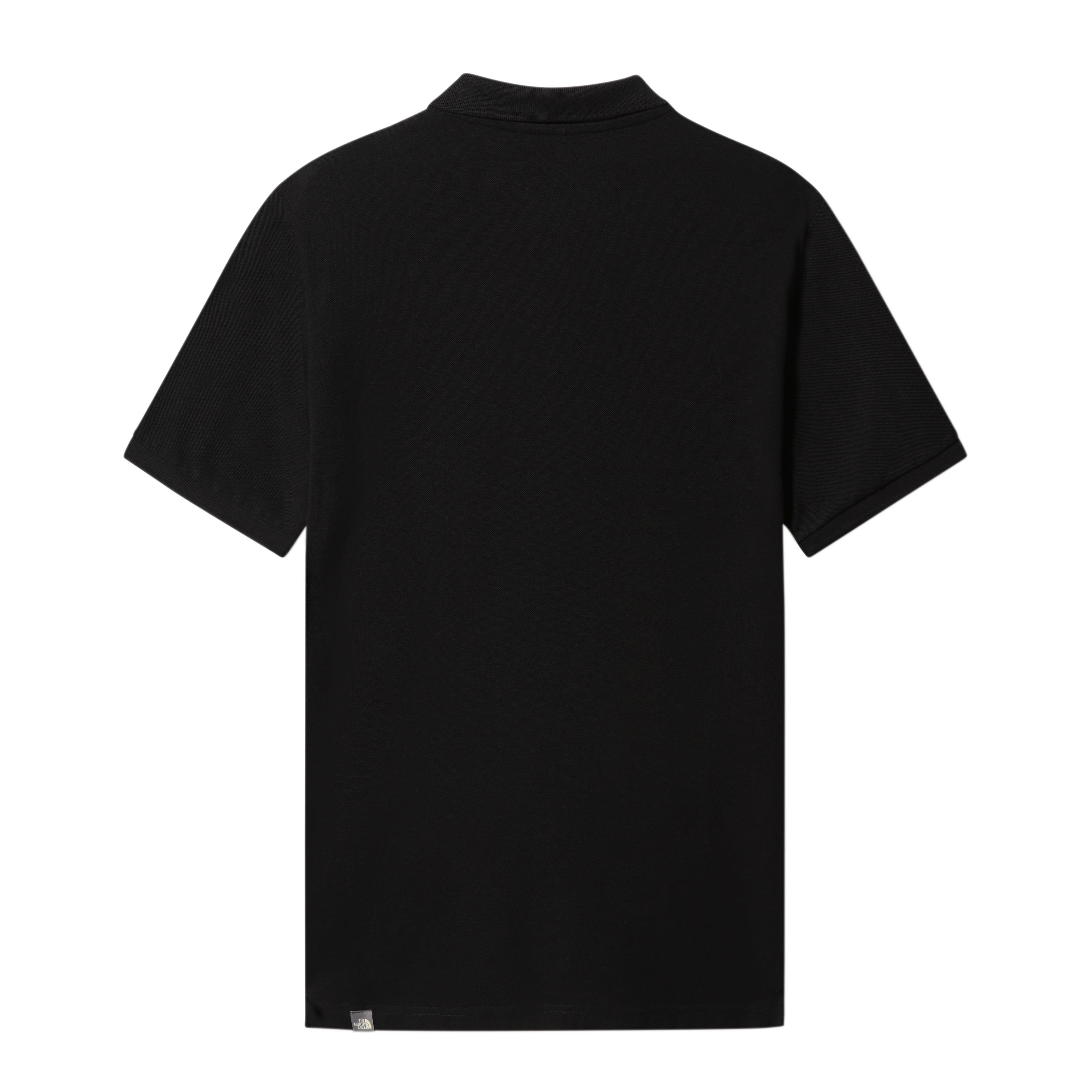 The North Face M Polo Piquet - Eu Erkek Siyah Polo Yaka Tshirt