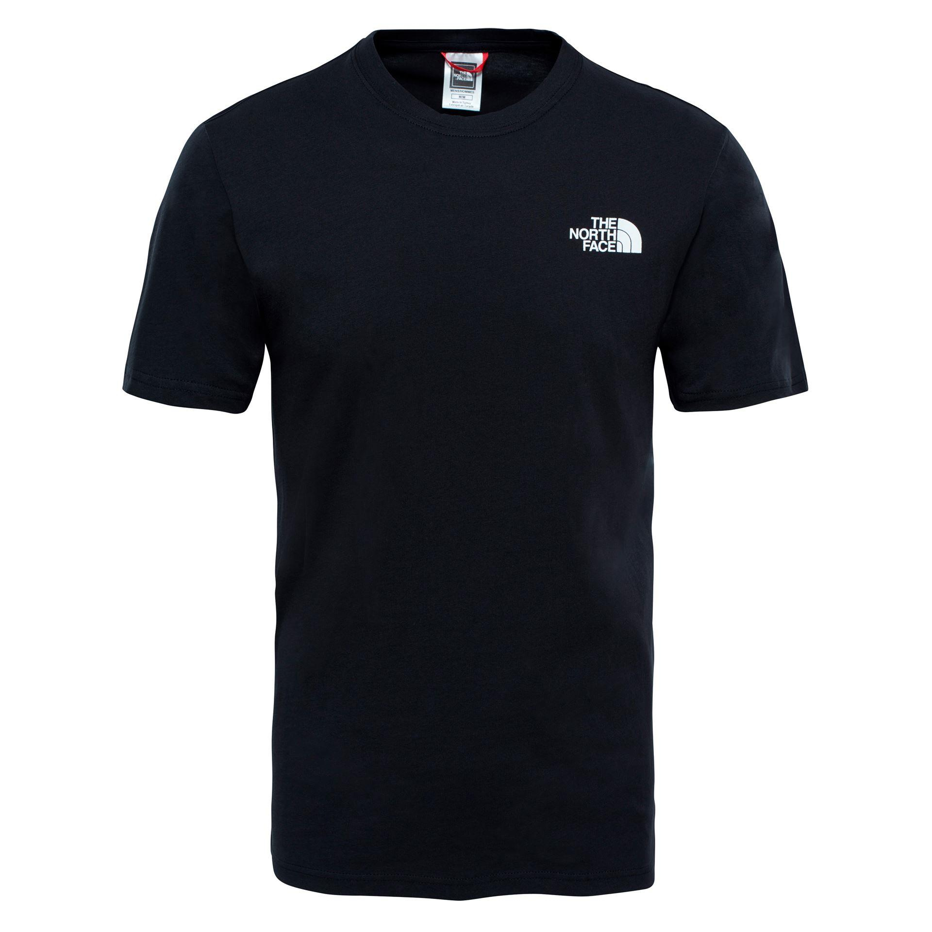 The North Face M S/S Redbox Tee - Eu Erkek Siyah Bisiklet Yaka Tshirt
