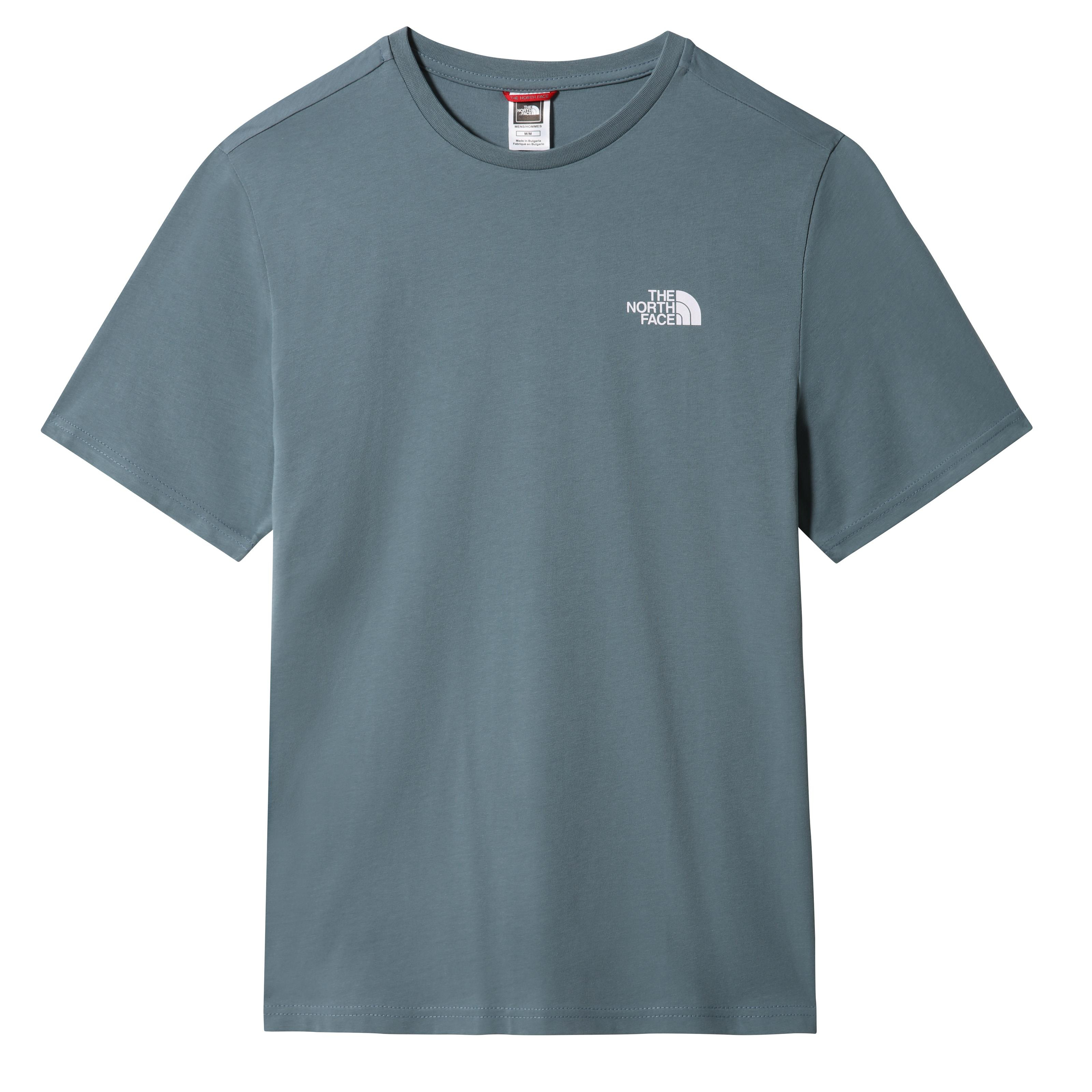 The North Face M S/S Simple Dome Tee - Eu Erkek Mavi Bisiklet Yaka Tshirt