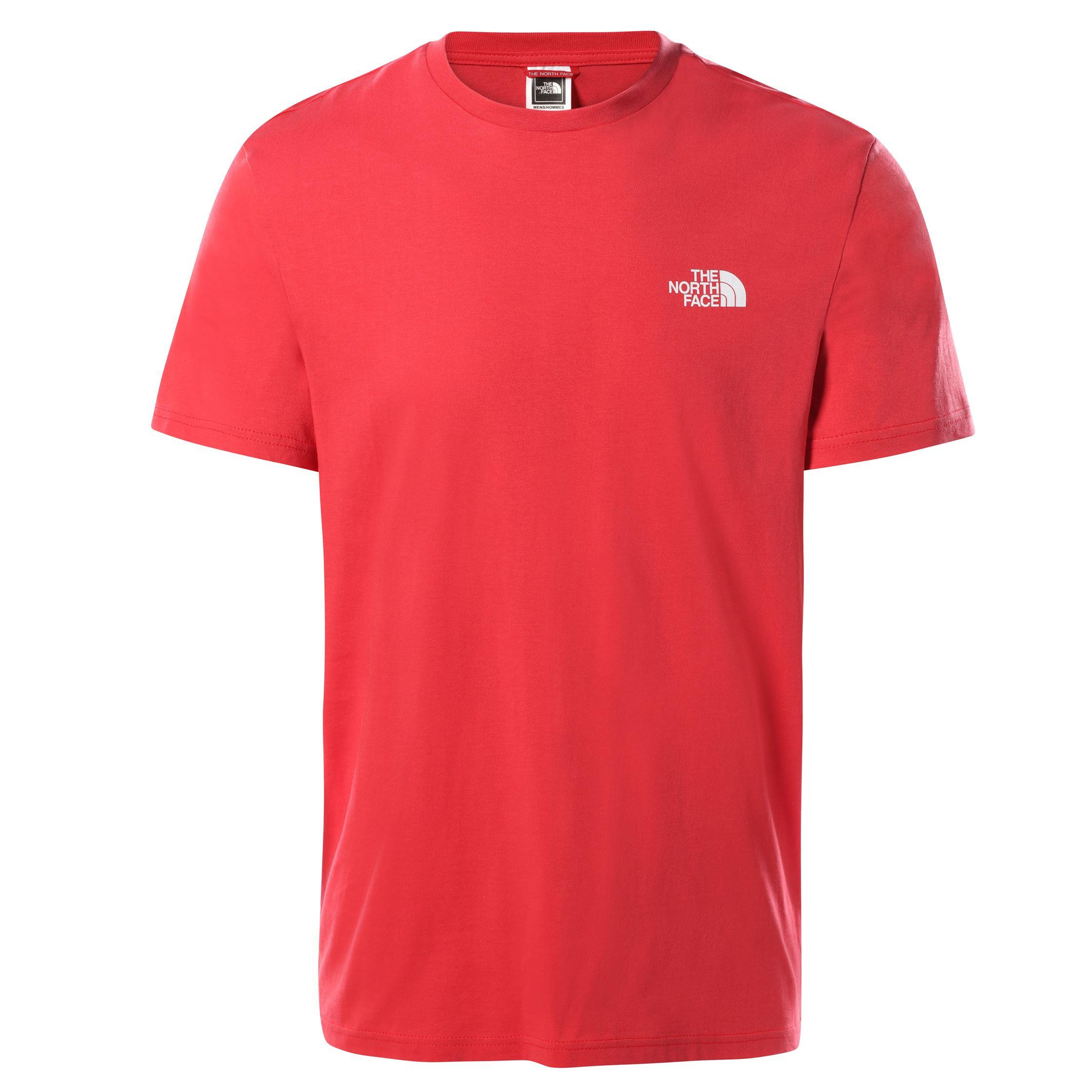 The North Face M S/S Simple Dome Tee - Eu Erkek Renkli Bisiklet Yaka Tshirt