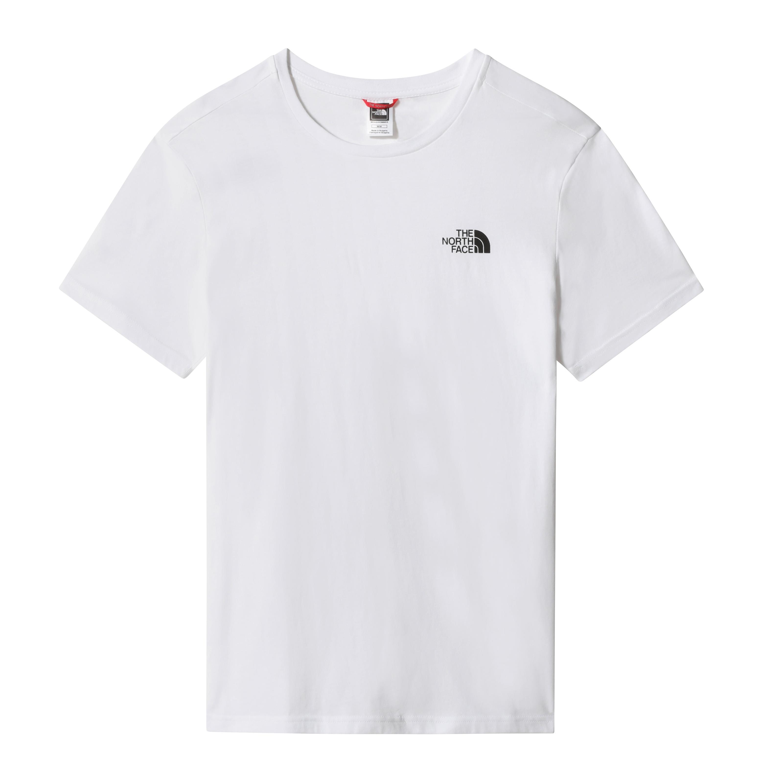 The North Face M S/S Simple Dome Tee - Eu Erkek Beyaz Bisiklet Yaka Tshirt