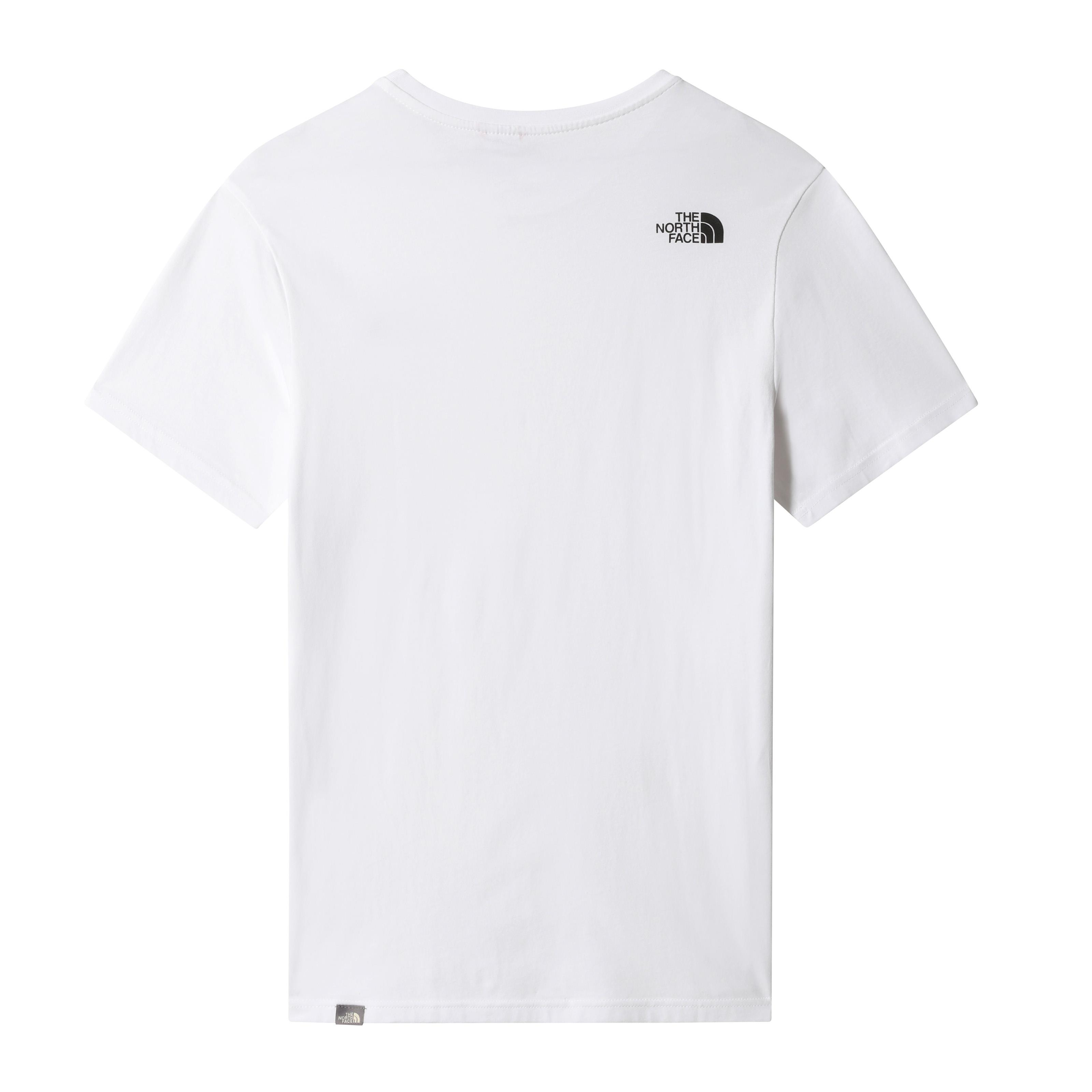 The North Face M S/S Simple Dome Tee - Eu Erkek Beyaz Bisiklet Yaka Tshirt