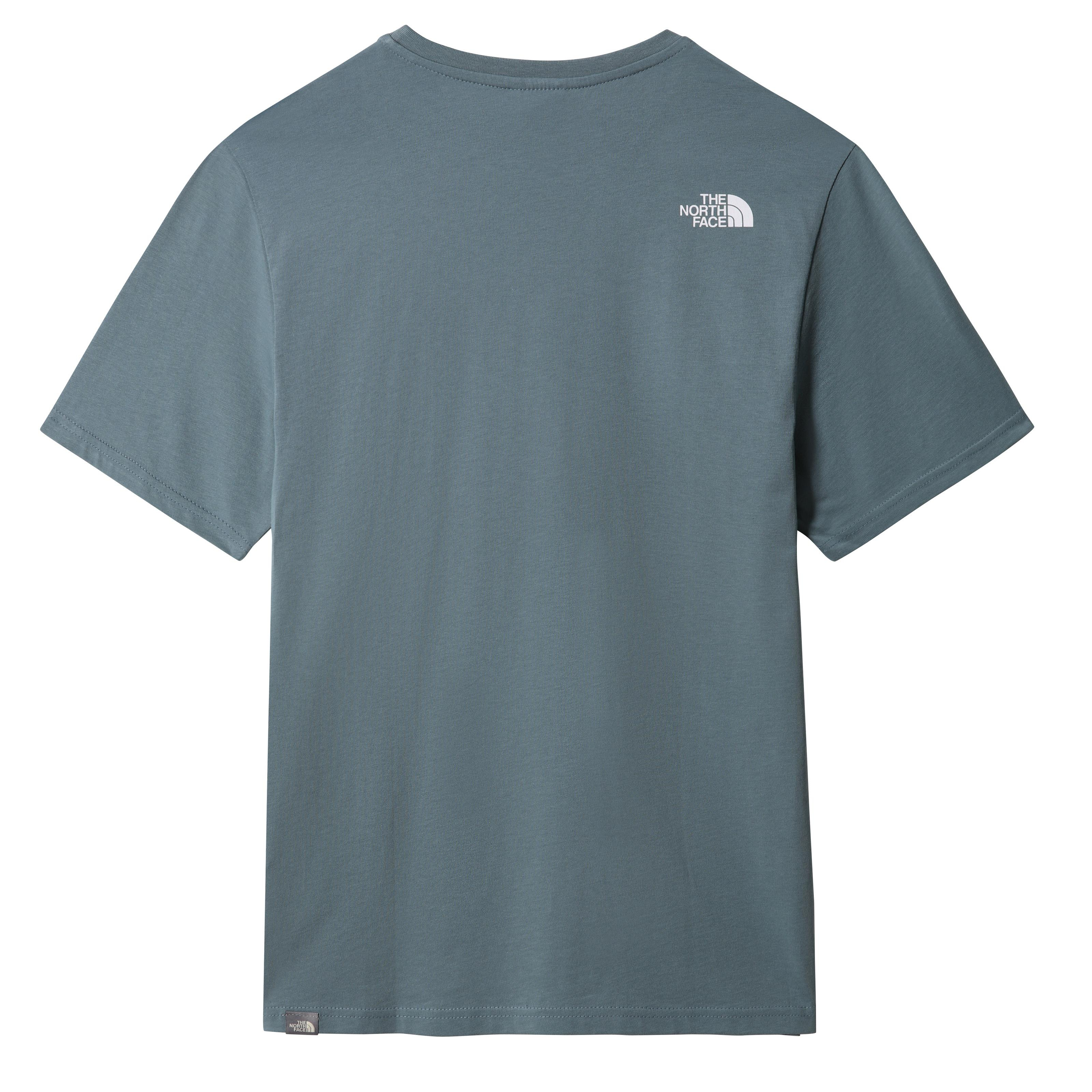 The North Face M S/S Simple Dome Tee - Eu Erkek Mavi Bisiklet Yaka Tshirt